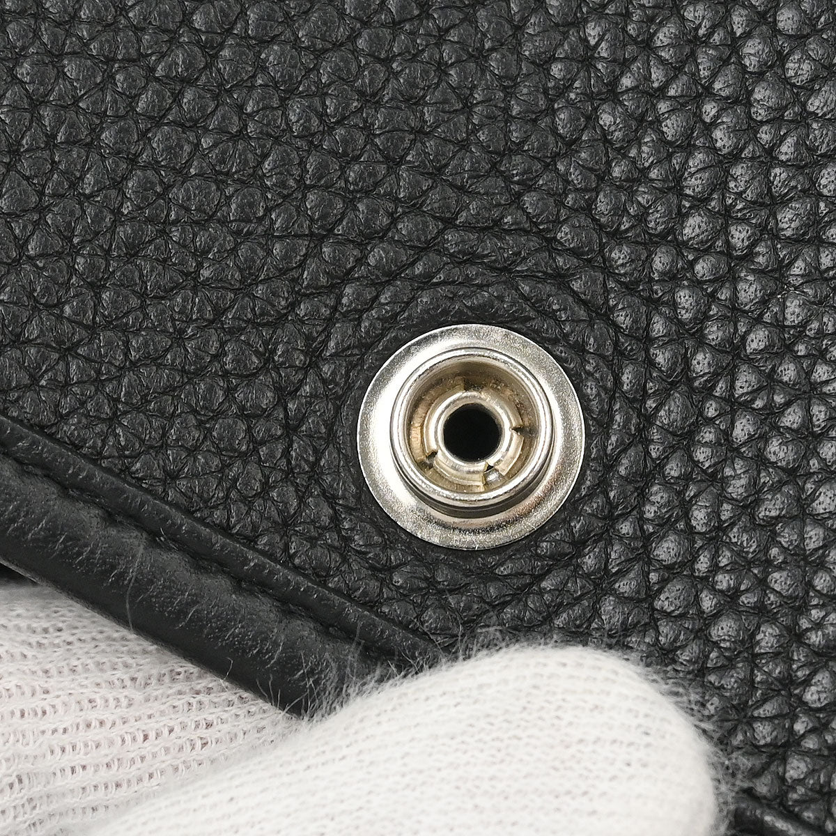Hermes 2017 Black Taurillon Clemence Evelyne 3 29 PM Shoulder Bag - Image 6