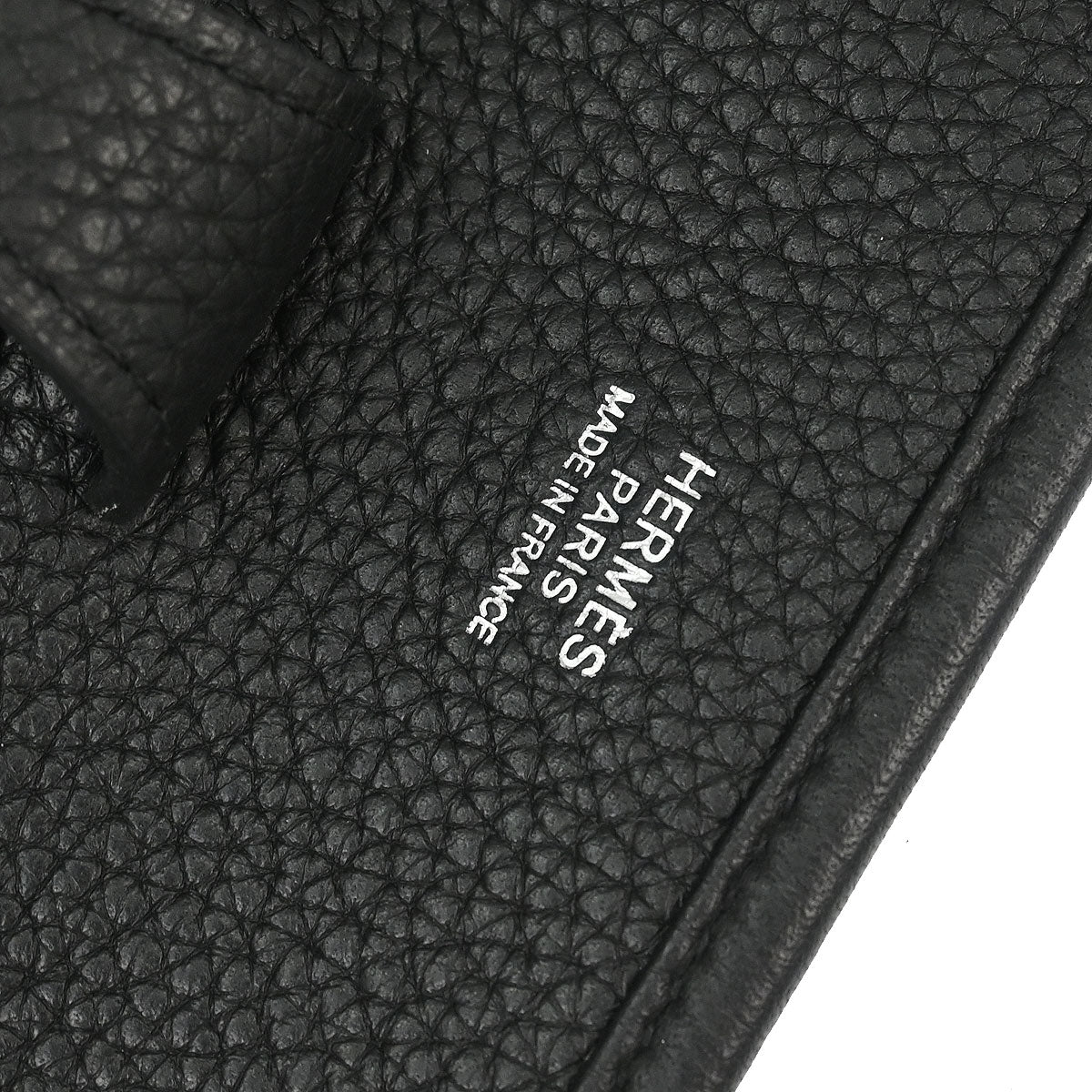 Hermes 2017 Black Taurillon Clemence Evelyne 3 29 PM Shoulder Bag - Image 9