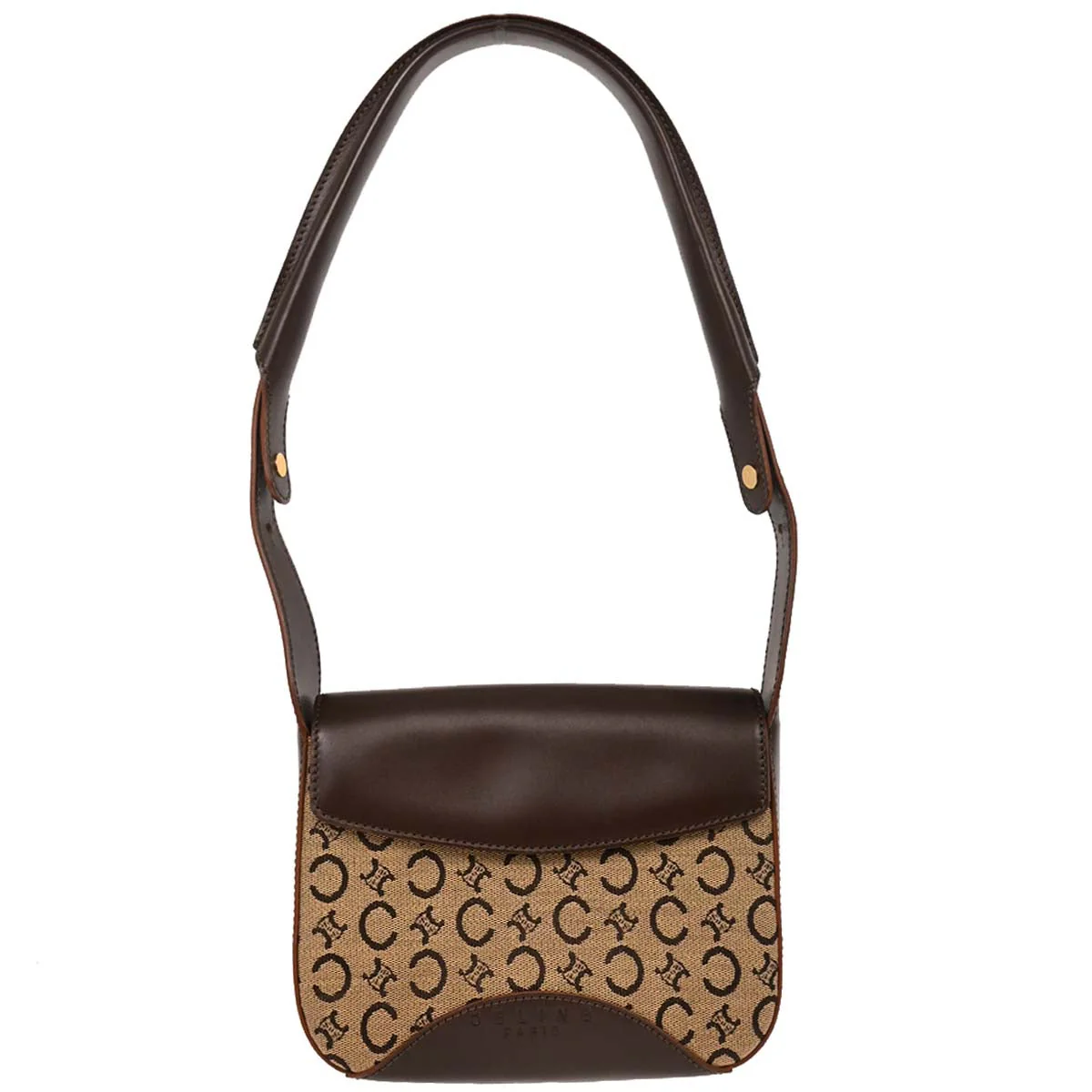 Celine Brown C Macadam Handbag