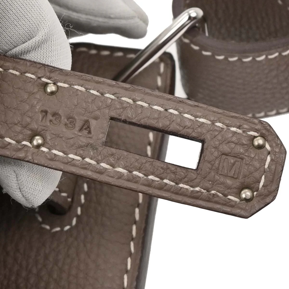 Hermes Etoupe Togo So Kelly 22 Shoulder Bag - Image 10