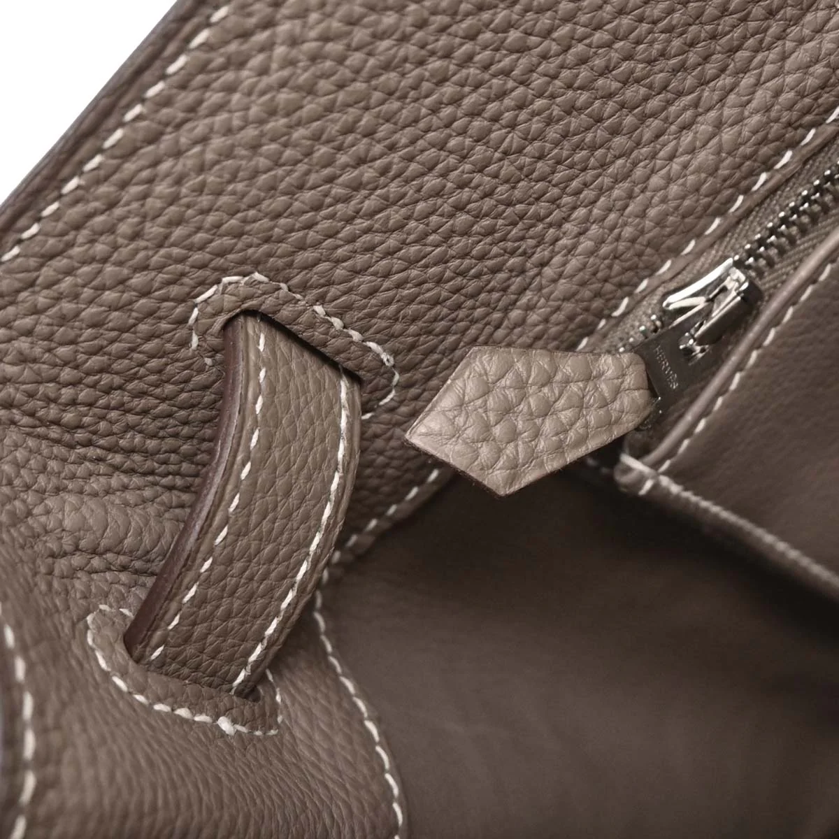 Hermes Etoupe Togo So Kelly 22 Shoulder Bag - Image 8