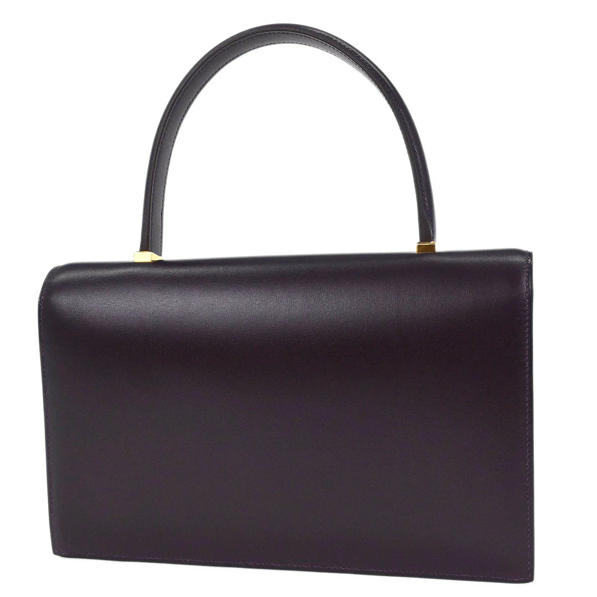 Hermes Raisin Box Calf Piano Handbag - Image 2