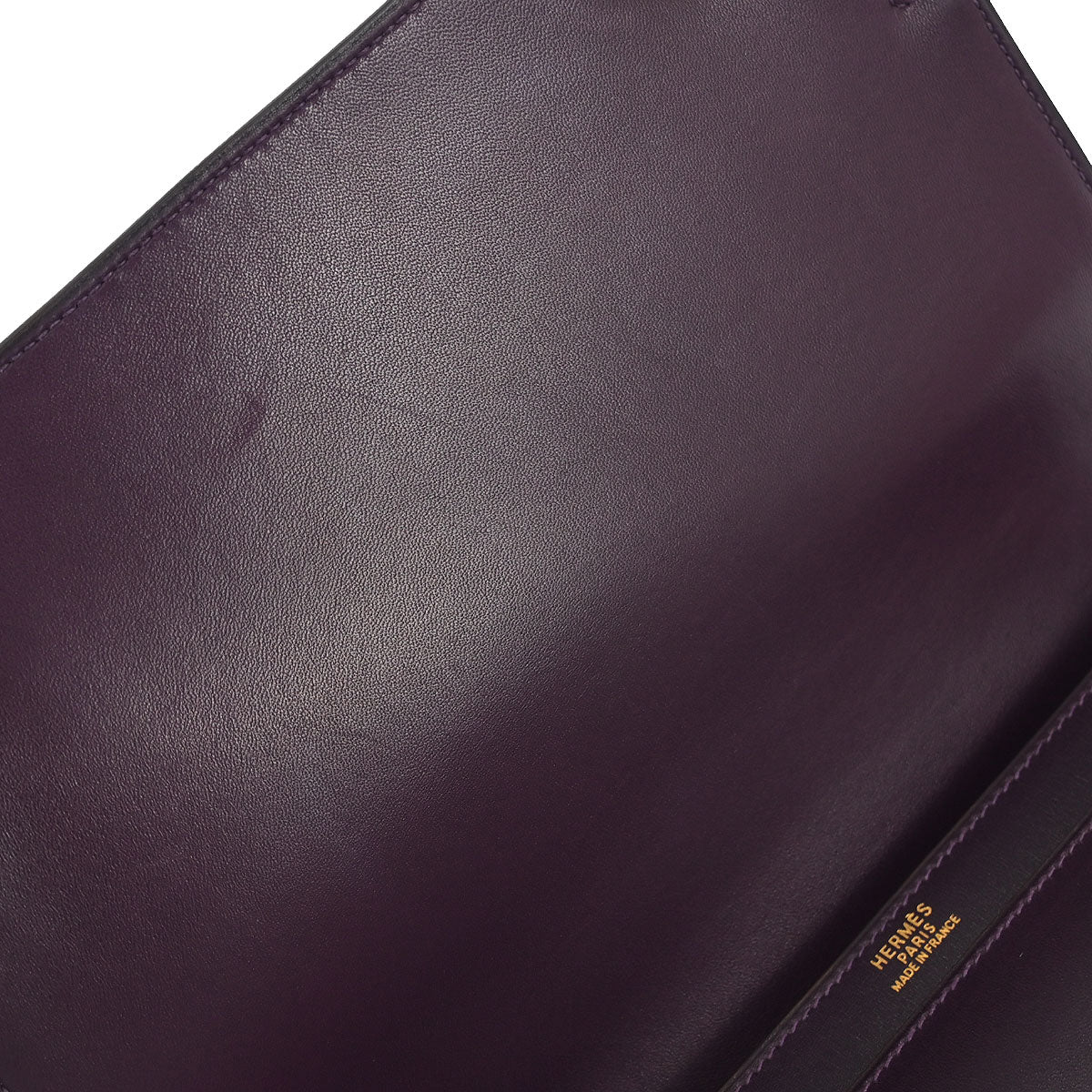 Hermes Raisin Box Calf Piano Handbag - Image 6