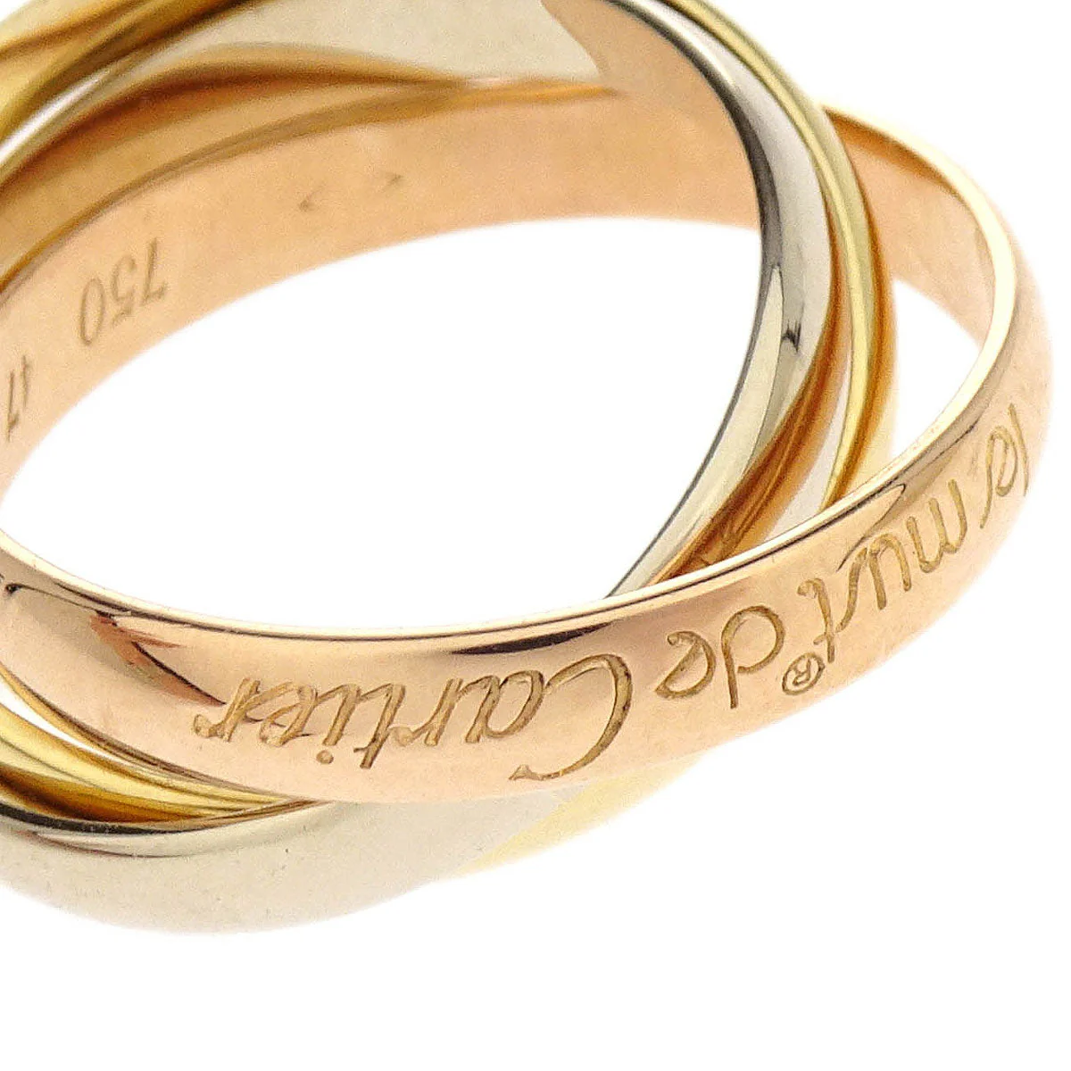 Cartier Trinity Ring Au750 #47 - Image 4