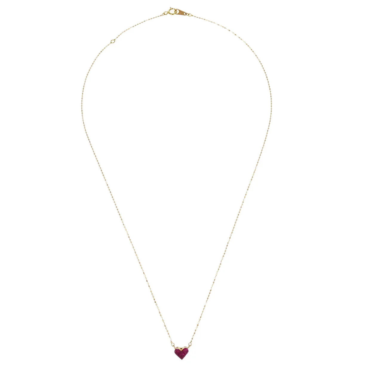 Pendant Necklace 14K Ruby Gold - Image 2