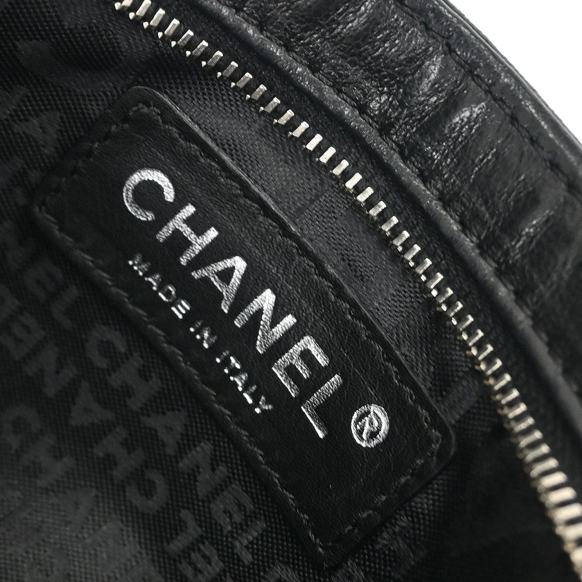 Chanel Black Lambskin Pouch Handbag - Image 9