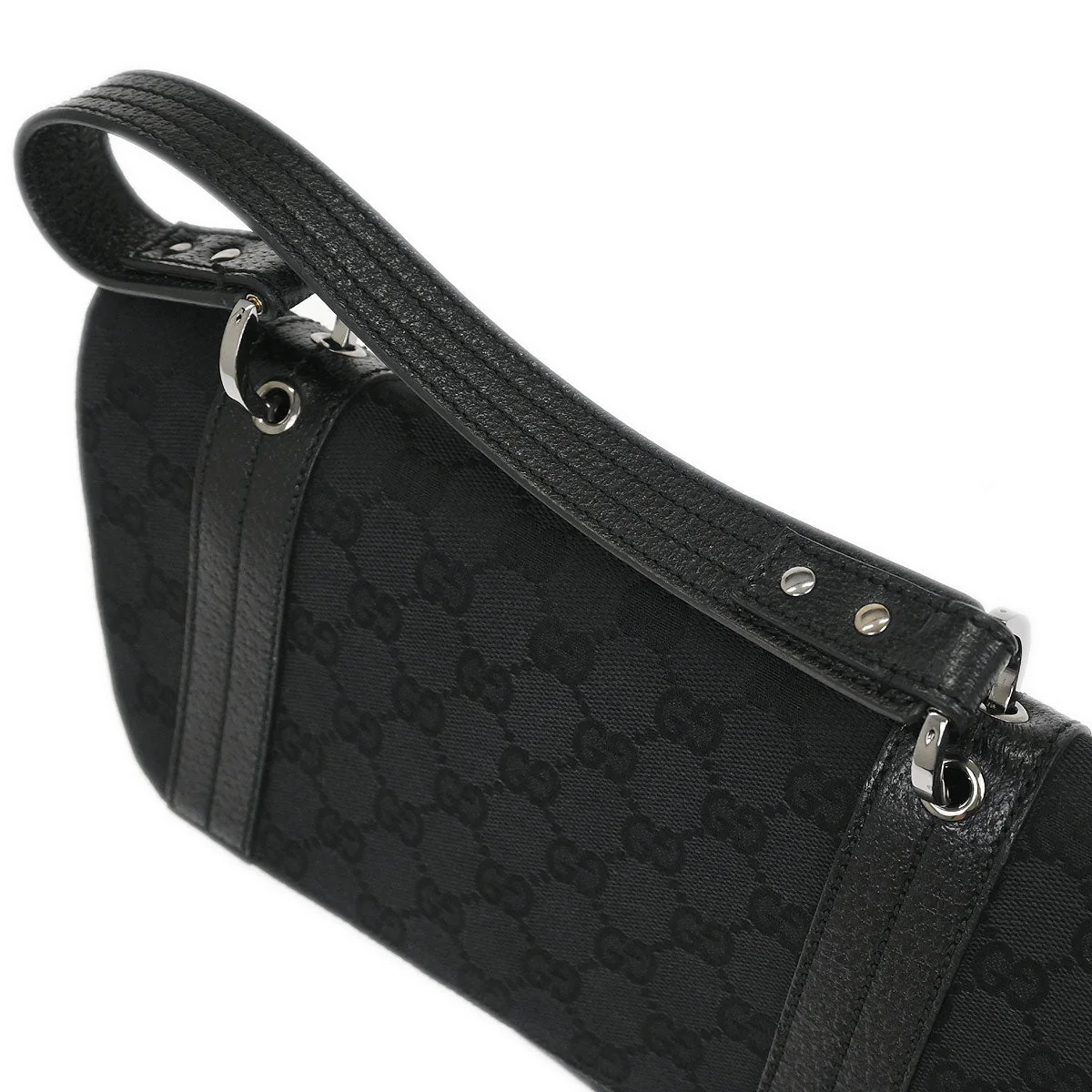 Gucci Black GG Handbag - Image 5