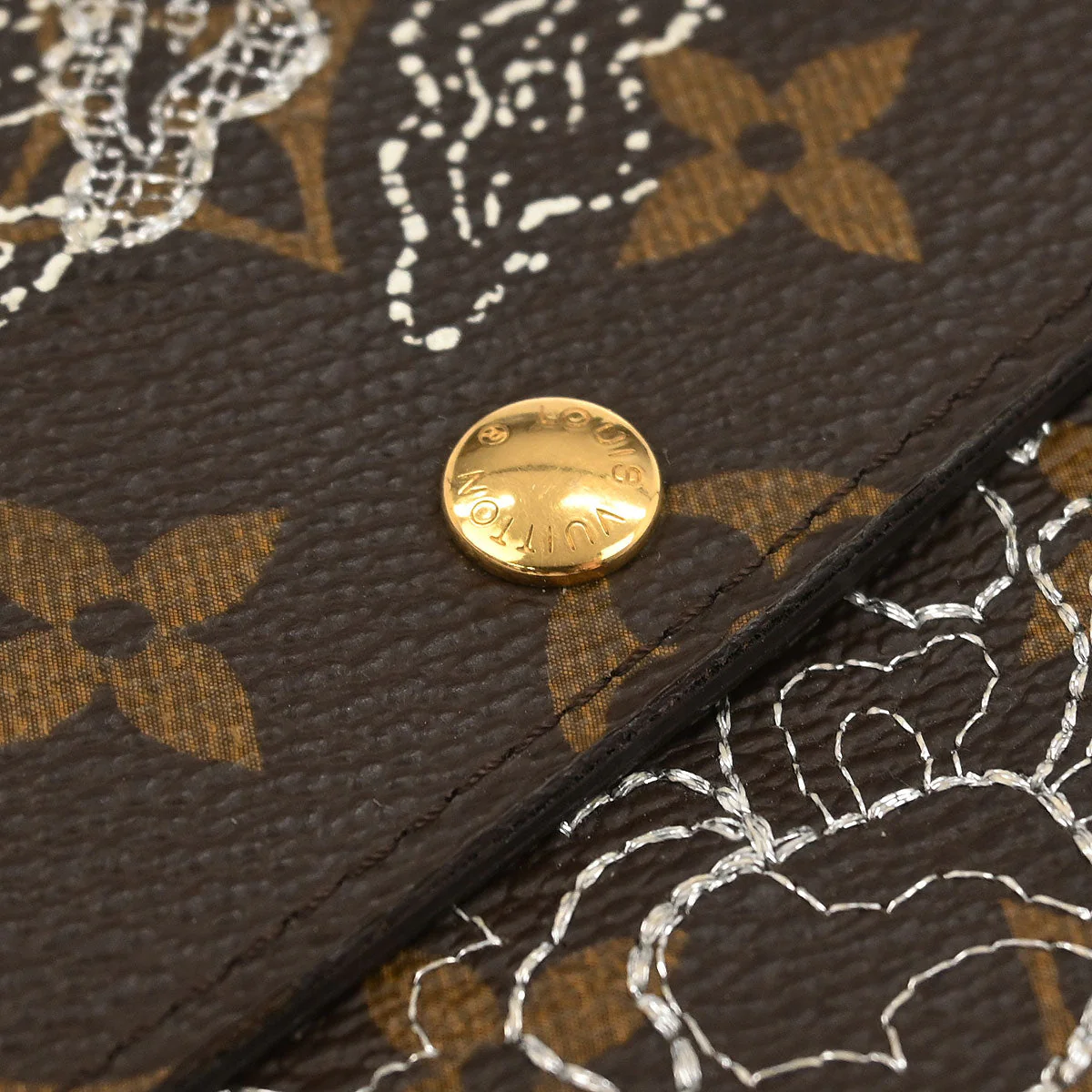 Louis Vuitton Monogram Dentelle Portefeuille Sarah Wallet M95390 - Image 3