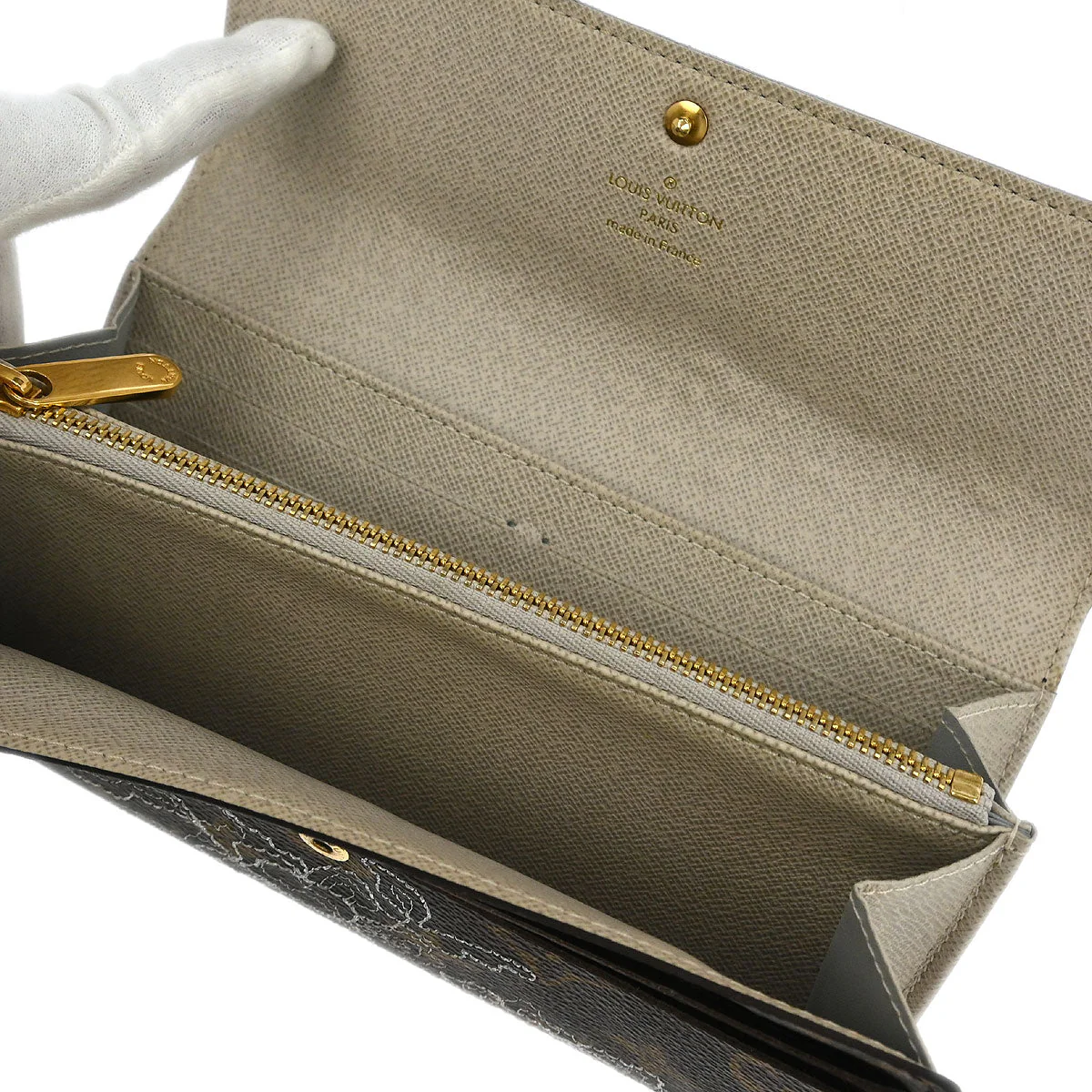 Louis Vuitton Monogram Dentelle Portefeuille Sarah Wallet M95390 - Image 5