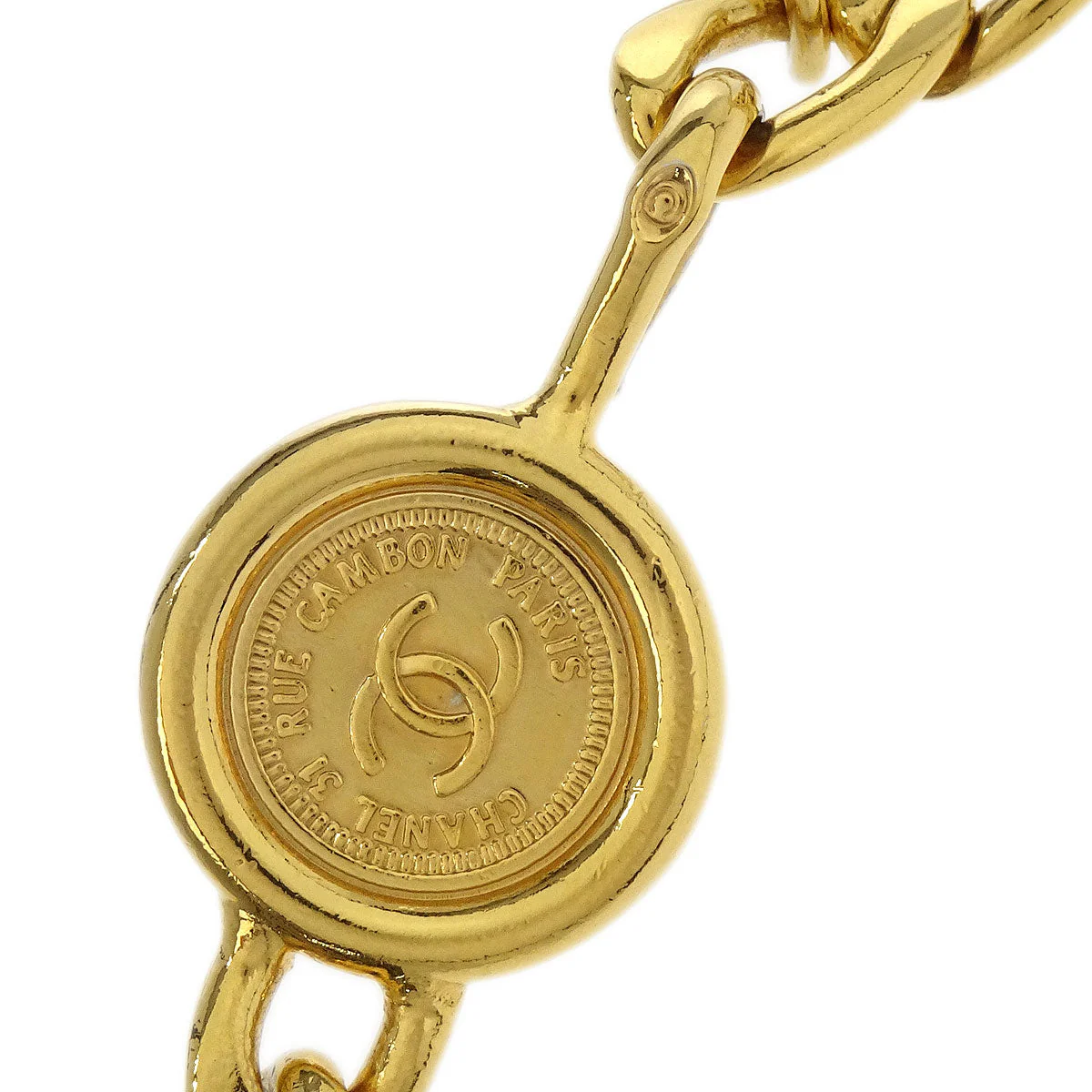 Chanel Chain Belt Medallion Gold Small Good - Image 4