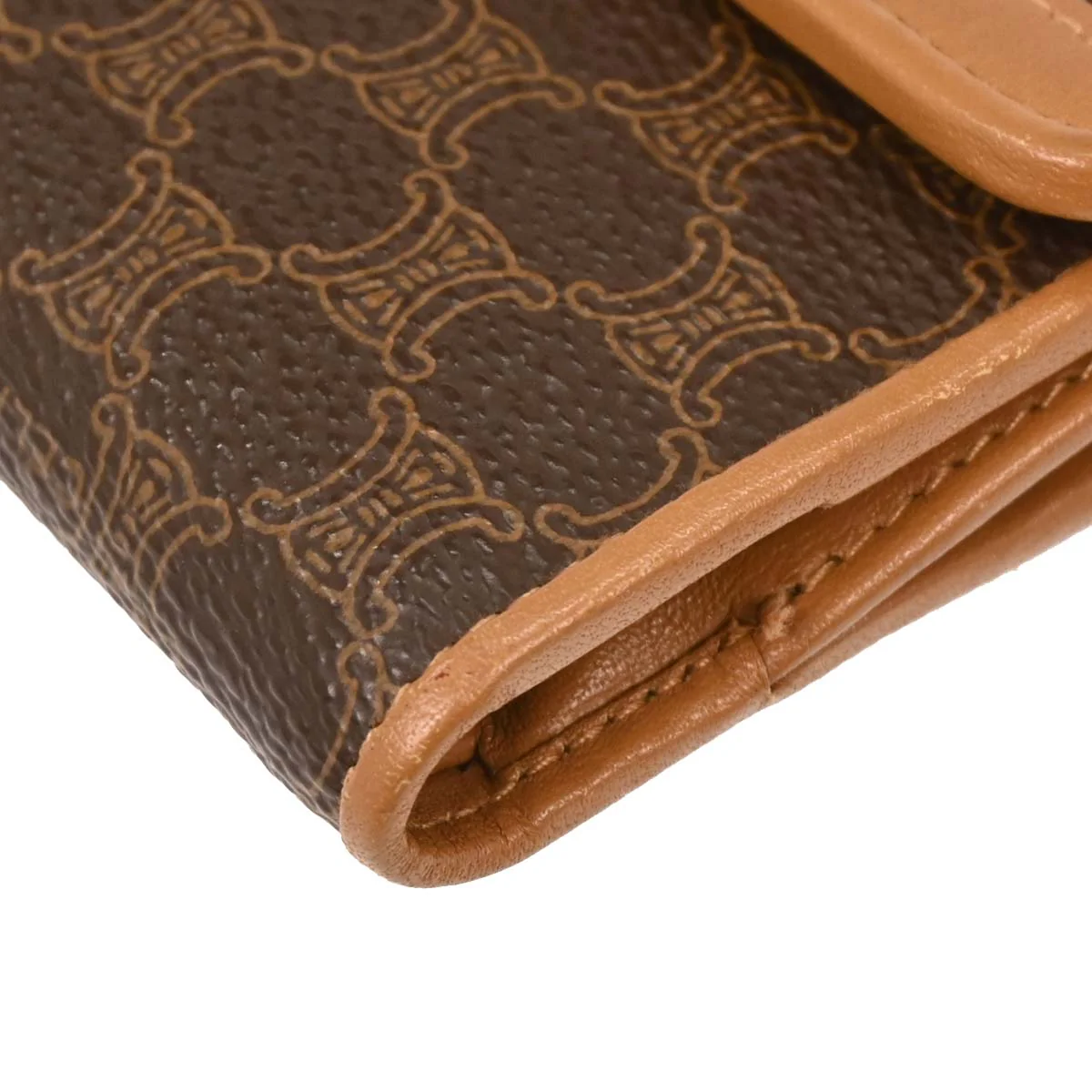 Celine Brown PVC Macadam Wallet - Image 3