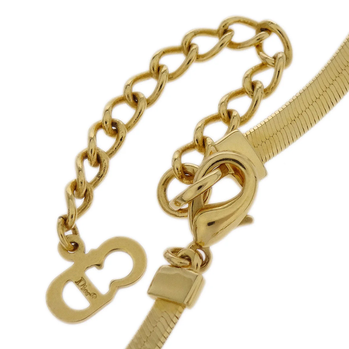 Christian Dior Necklace Pendant Bow Gold - Image 4