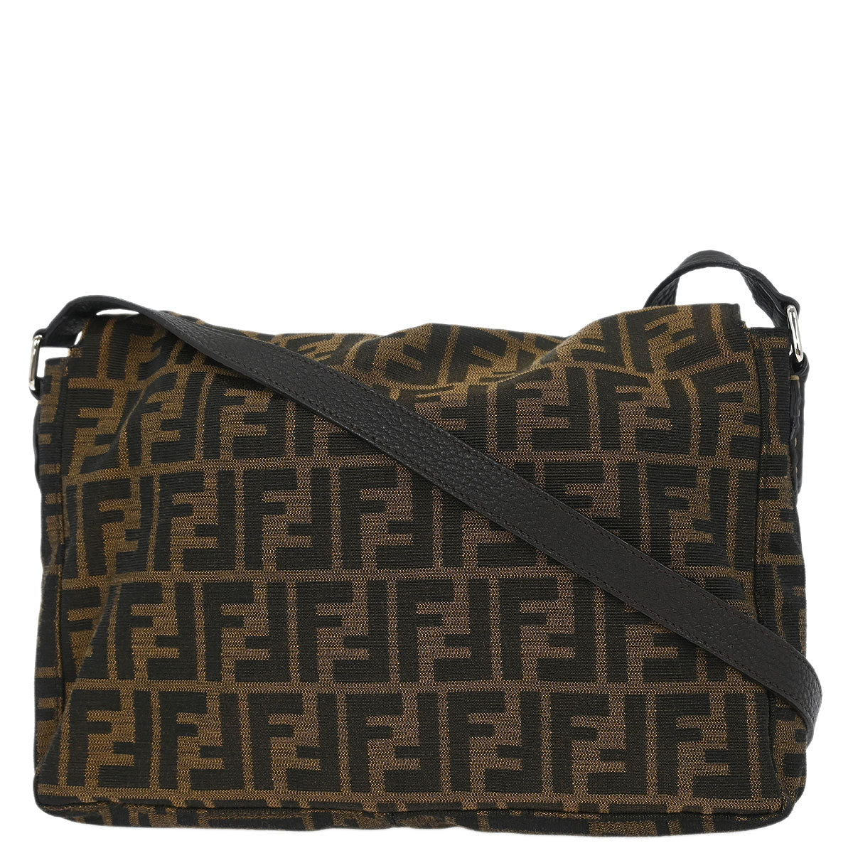 Fendi Brown Zucca Messenger Shoulder Bag - Image 2