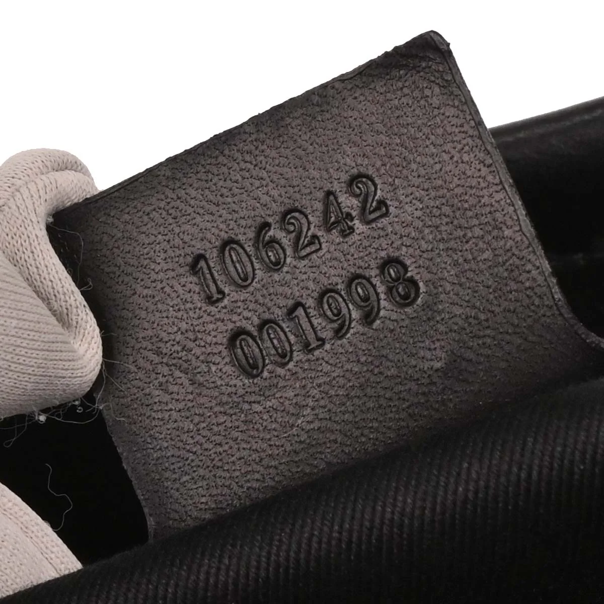 Gucci Black Canvas GG Handbag - Image 10