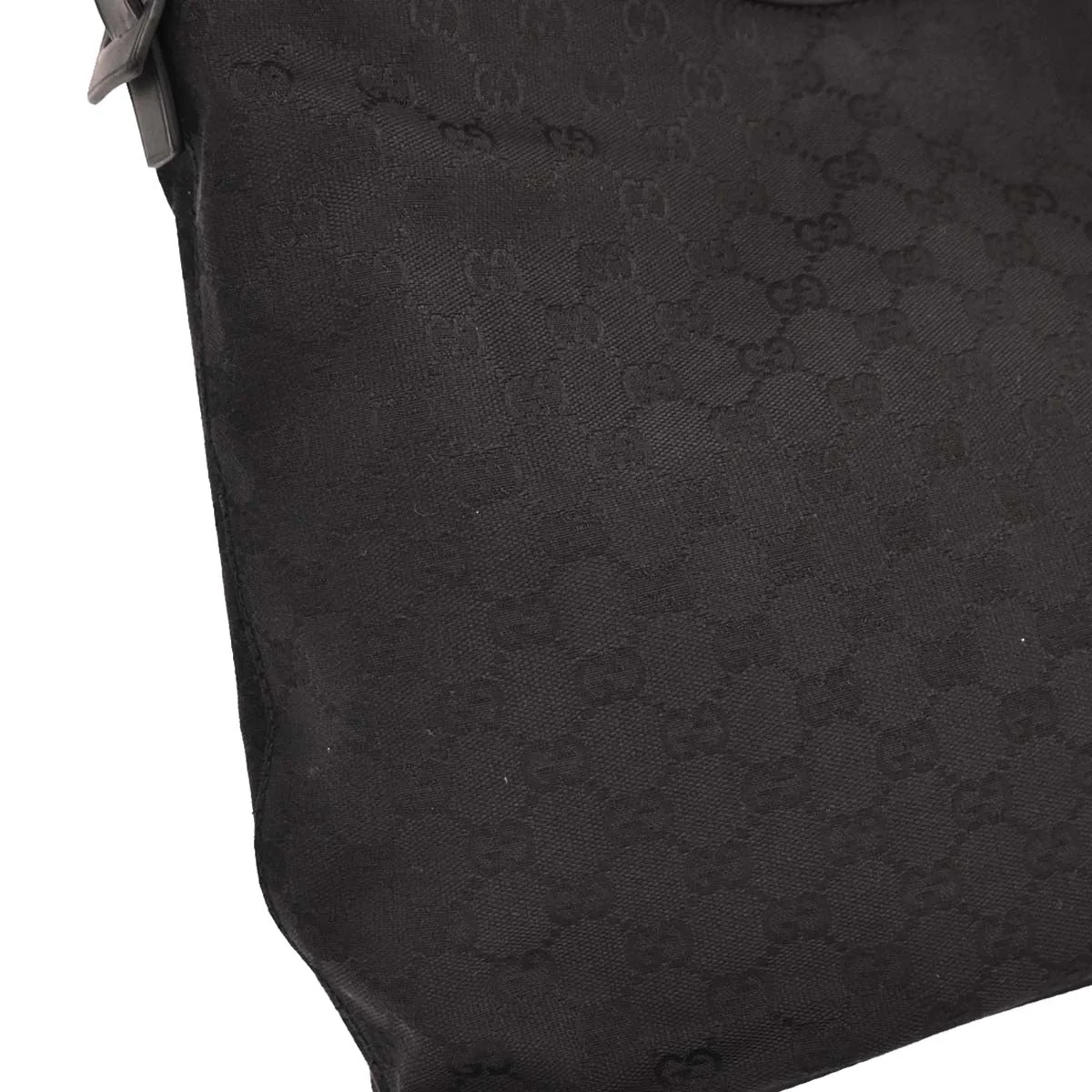 Gucci Black Canvas GG Handbag - Image 3