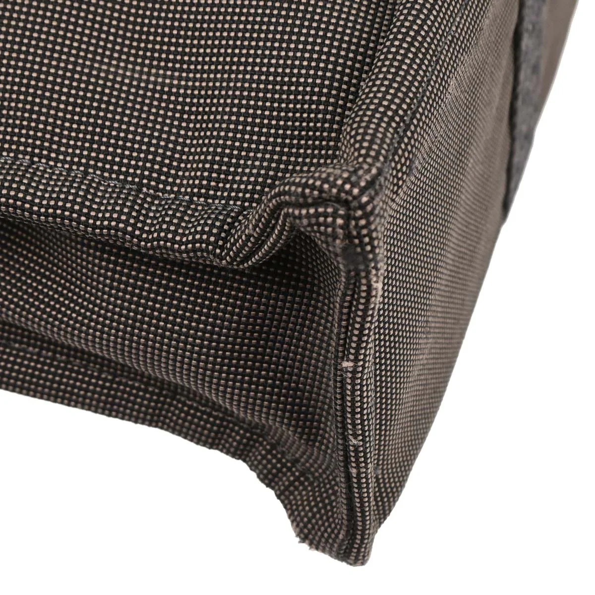 Hermes Gray Canvas Herline Tote MM Handbag - Image 4