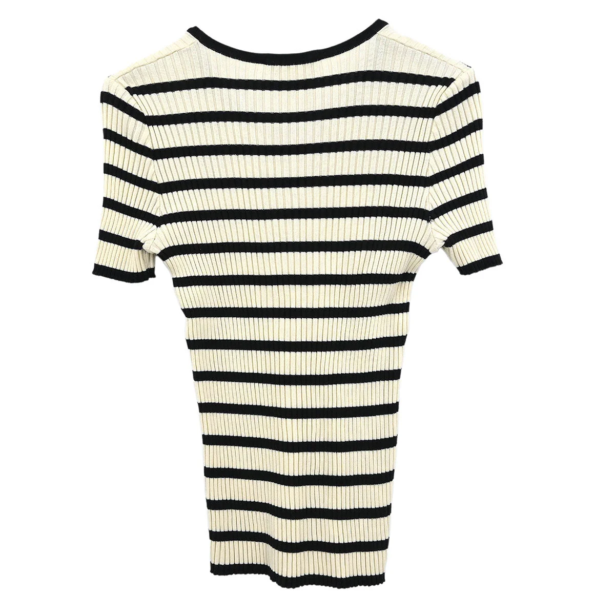 Chanel 1998 Short Sleeve Top White #40 - Image 2