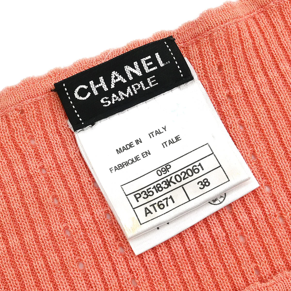 Chanel 2009 Short Sleeve Top Pink #38 - Image 9
