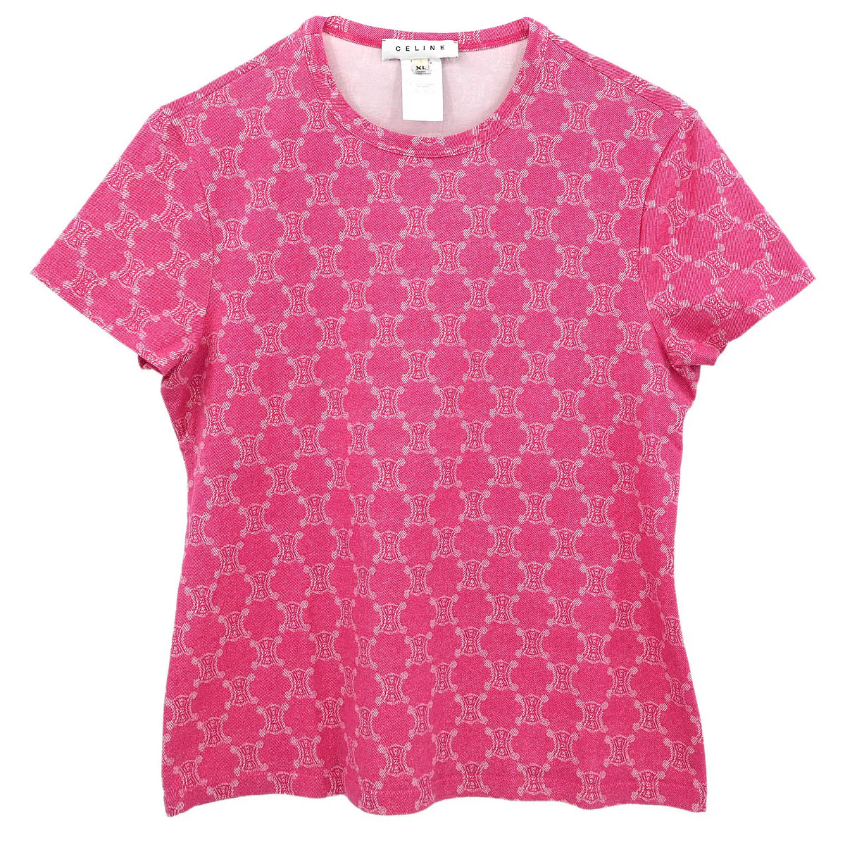 Celine Macadam T-shirt Pink #XL