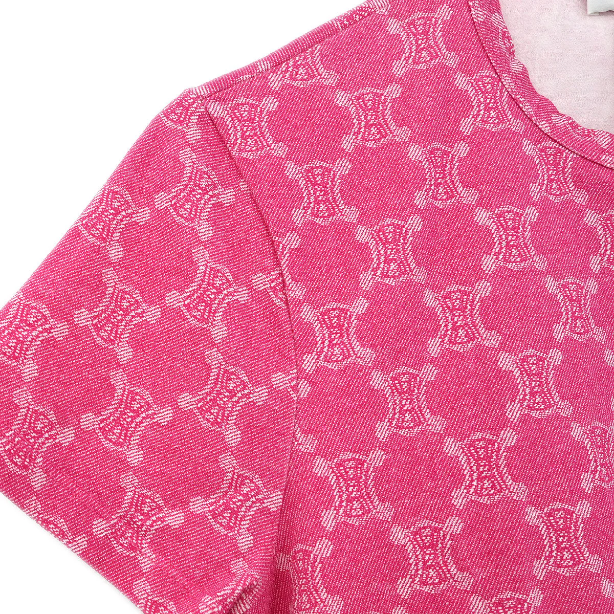 Celine Macadam T-shirt Pink #XL - Image 4