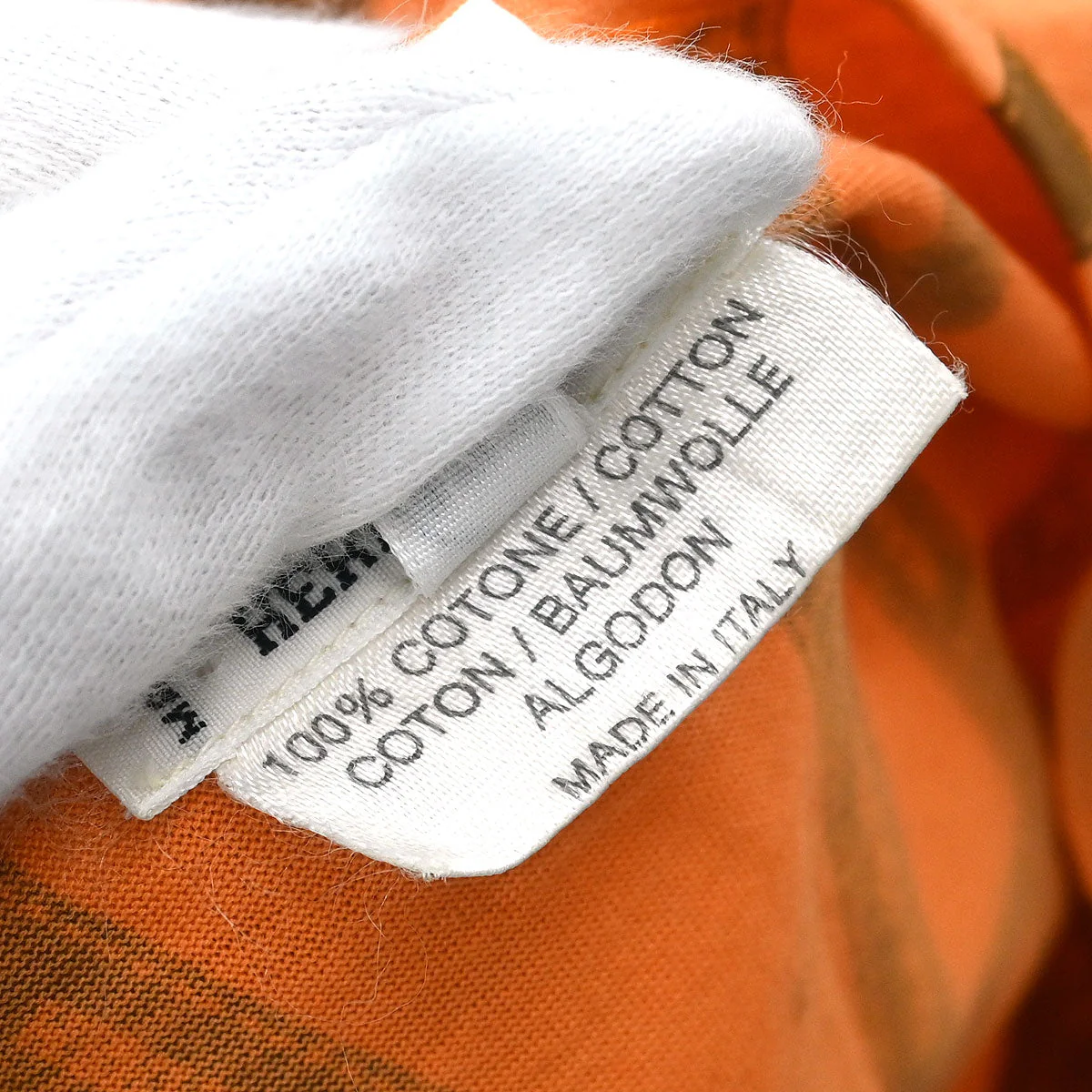 Hermes Long Sleeve T-shirt Top Orange #M - Image 10