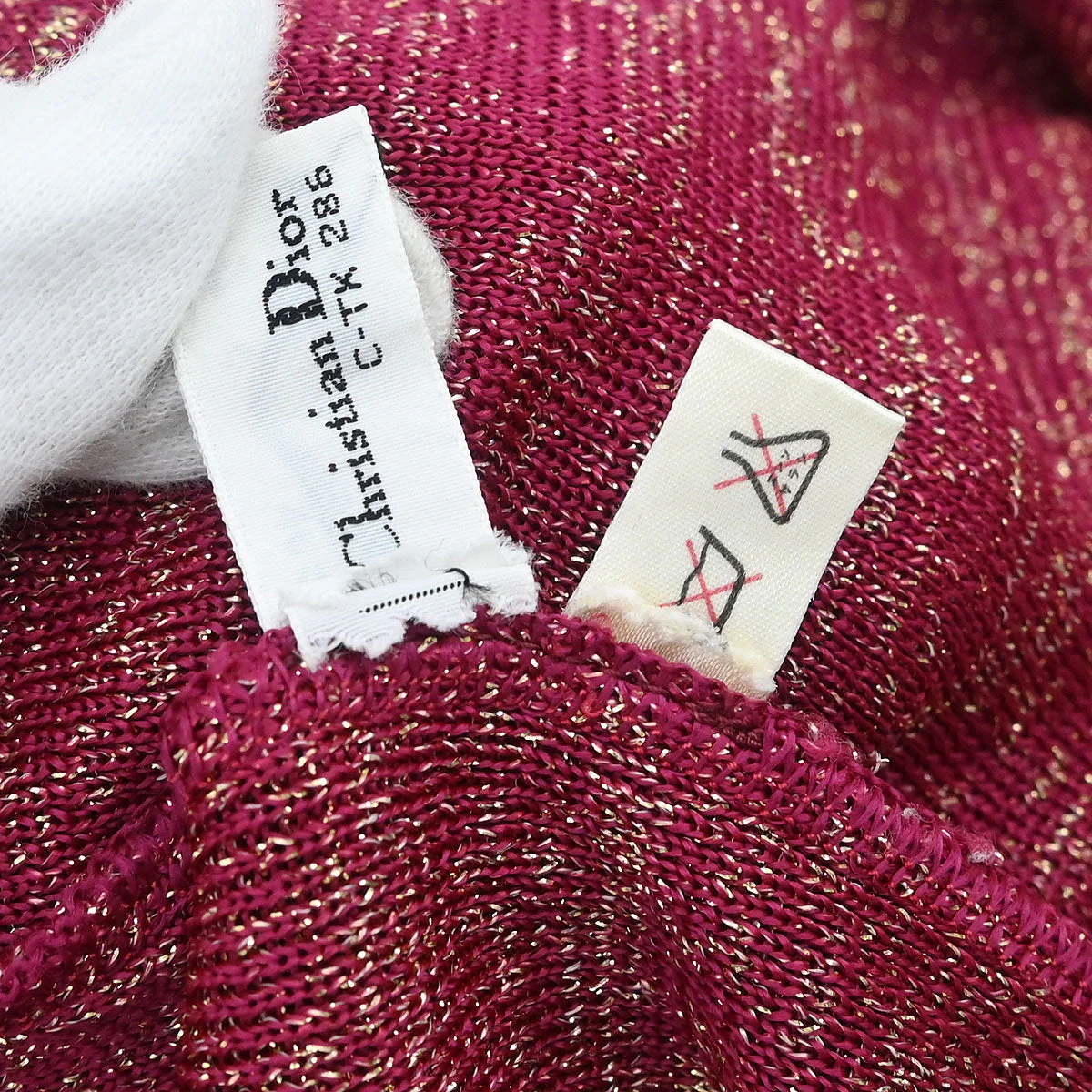 Christian Dior Cardigan Red #M - Image 9