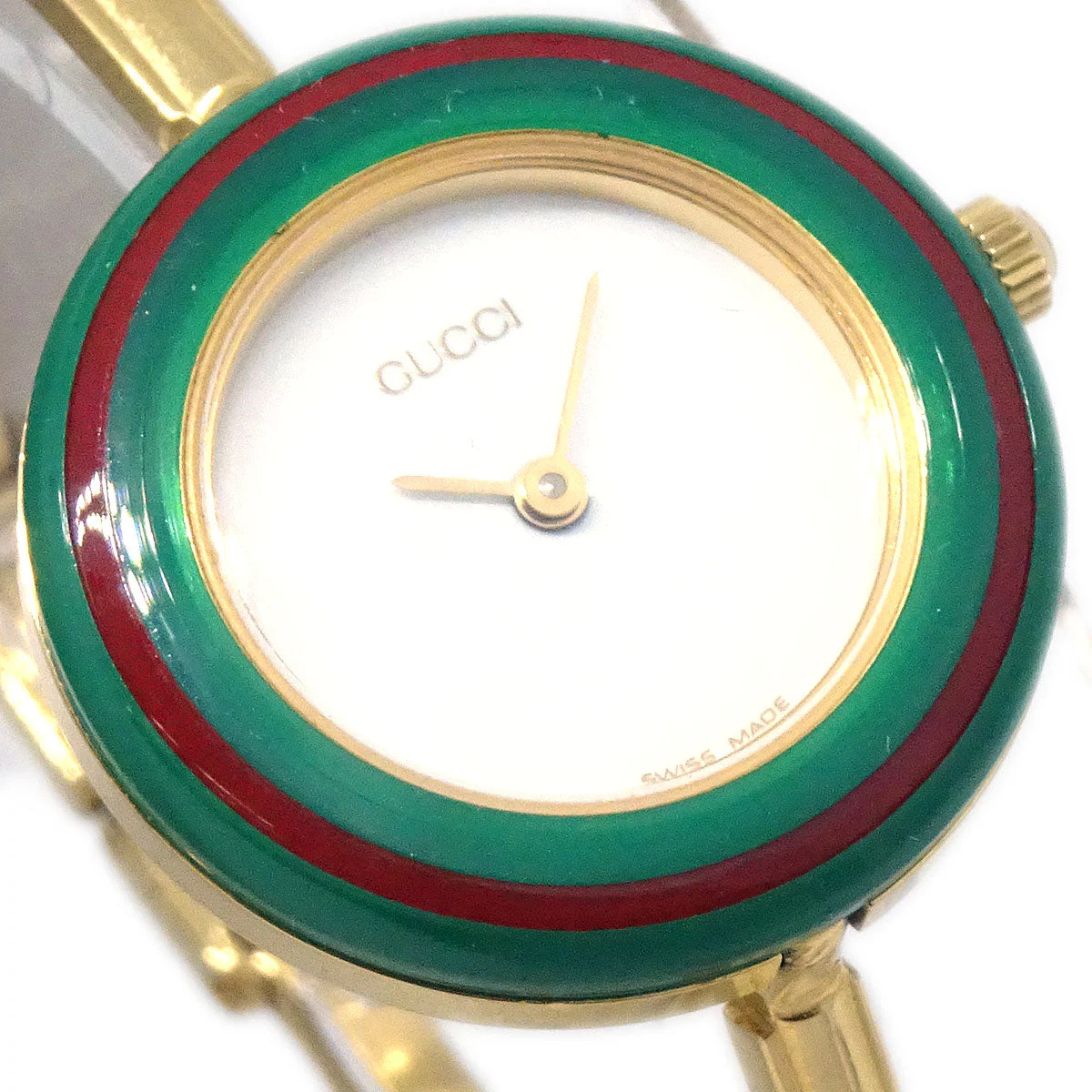 Gucci 11/12.2 Change Bezel Chameleon Quartz Watch SS - Image 3