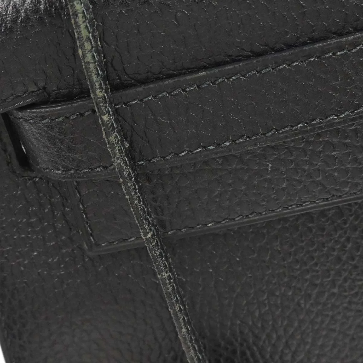 Hermes Black Ardennes Kelly 28 Sellier 2way Shoulder Handbag - Image 11