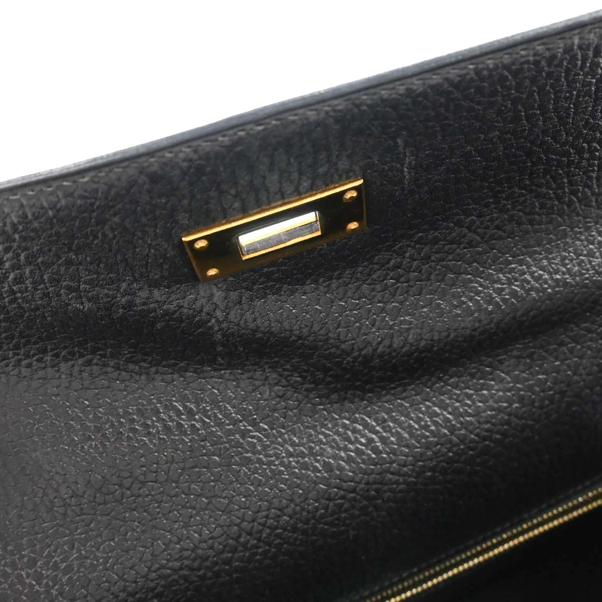 Hermes Black Ardennes Kelly 28 Sellier 2way Shoulder Handbag - Image 13