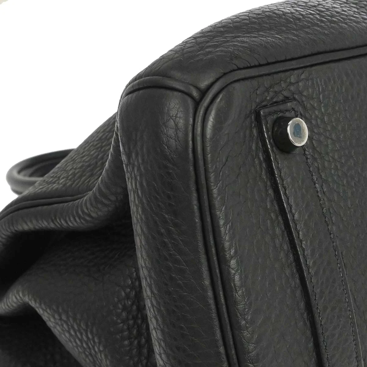 Hermes Black Taurillon Clemence Birkin 35 Handbag - Image 5