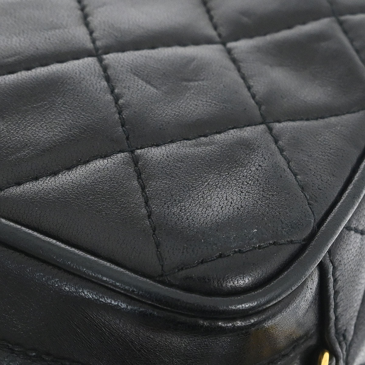 Chanel 1994-1996 Black Lambskin Camera Bag Mini - Image 16