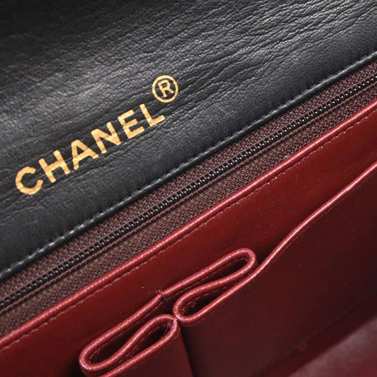 Chanel Black Lambskin Turnlock Small Full Flap Shoulder Bag - Image 17