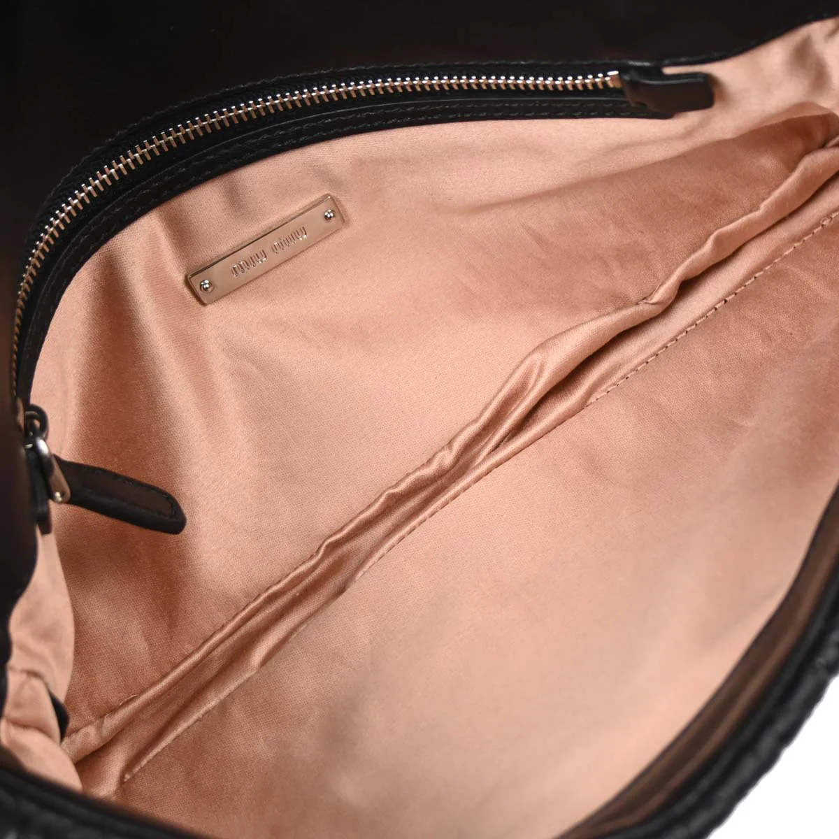 Miu Miu Black Lambskin Nappa Crystal Handbag - Image 15