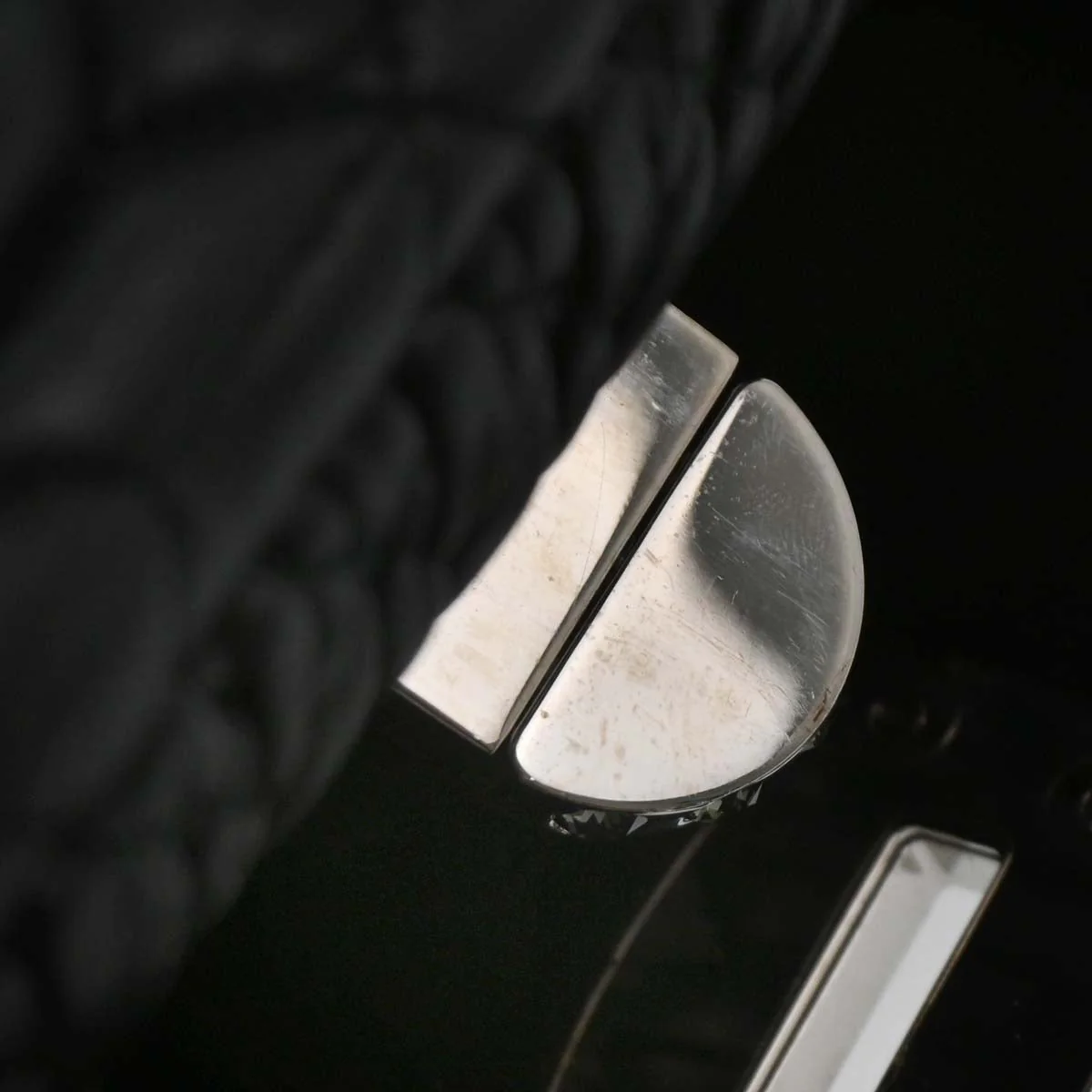 Miu Miu Black Lambskin Nappa Crystal Handbag - Image 19
