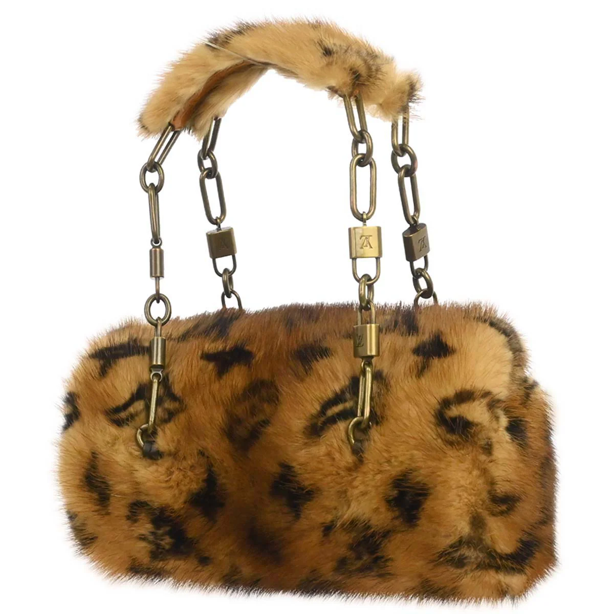 Louis Vuitton * Monogram Mink Mini Papillon Handbag - Image 2