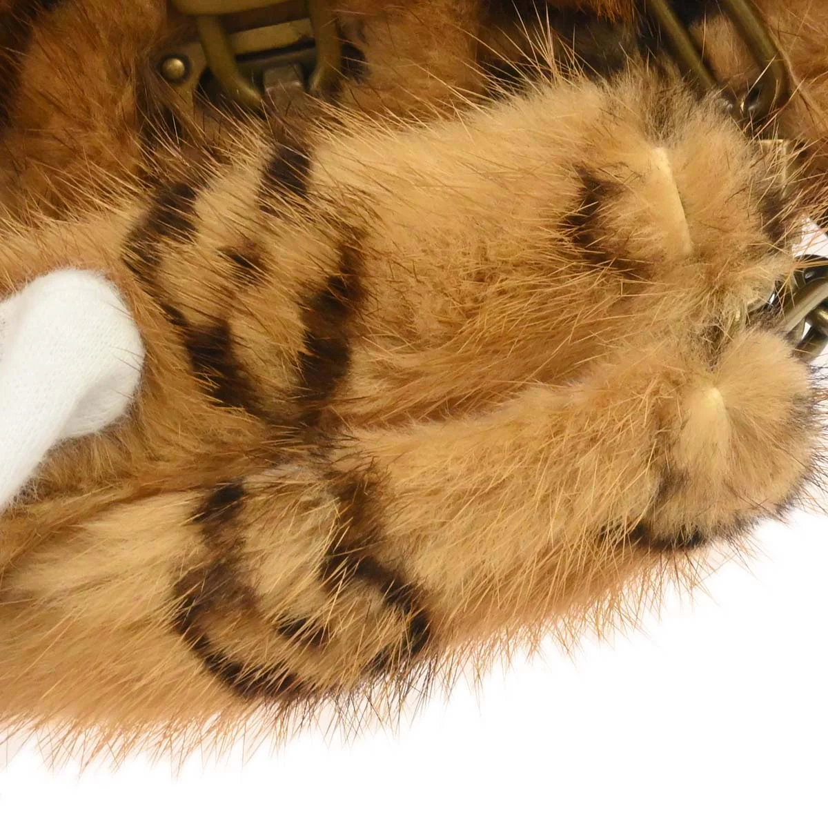 Louis Vuitton * Monogram Mink Mini Papillon Handbag - Image 3