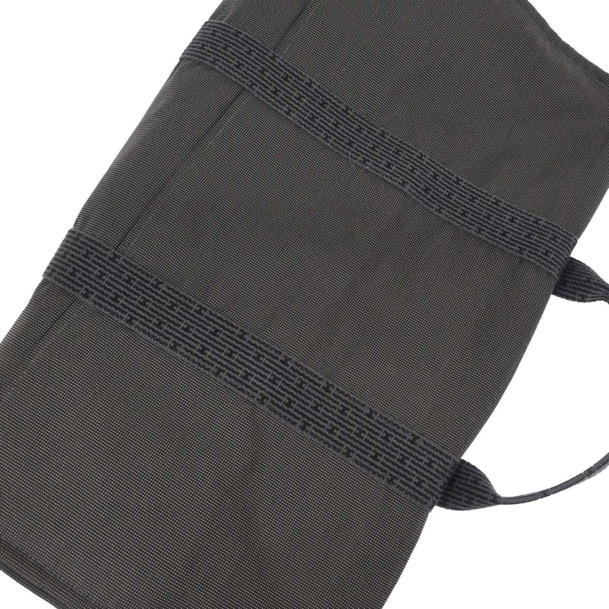 Hermes Gray Canvas Herline Tote TGM Handbag - Image 3