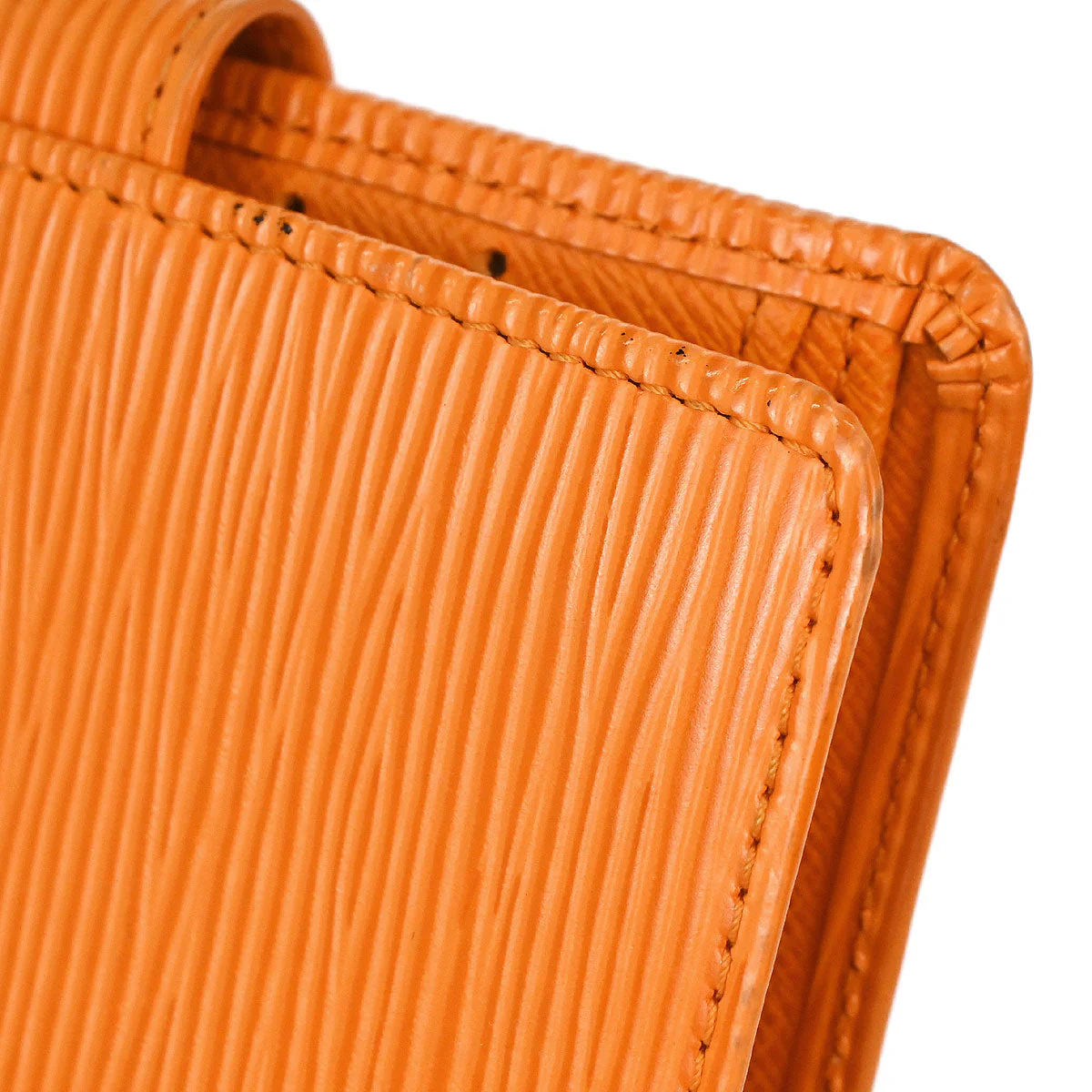 Louis Vuitton 2003 Orange Epi Porte Vie Compact Wallet M6355H - Image 8