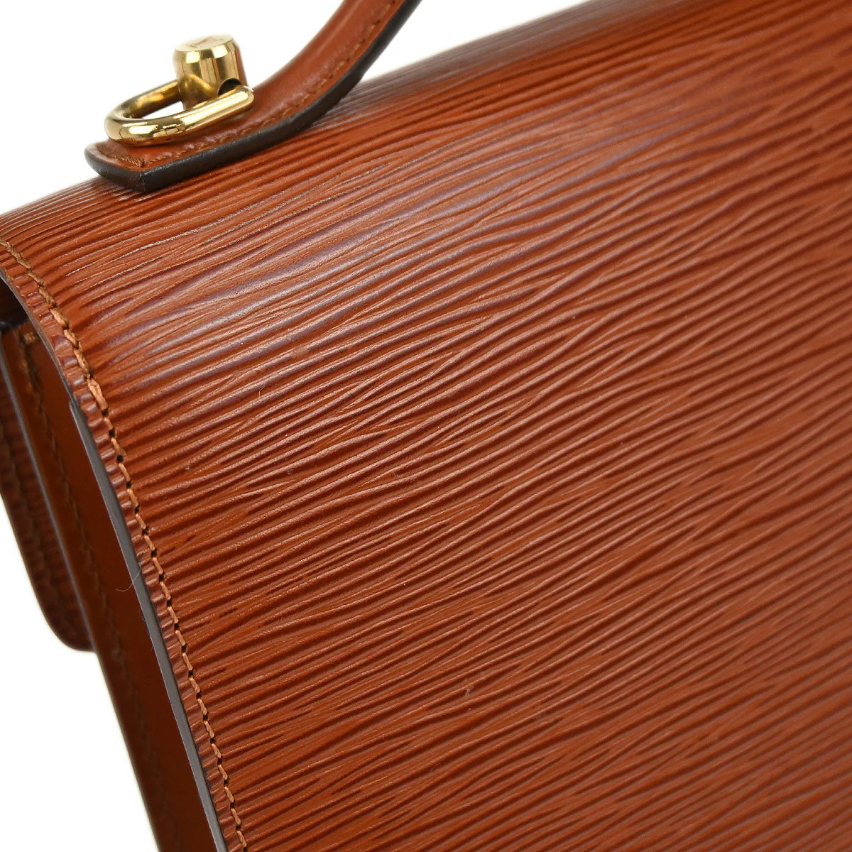 Louis Vuitton Brown Epi Monceau 28 2way Shoulder Handbag M52123 - Image 11