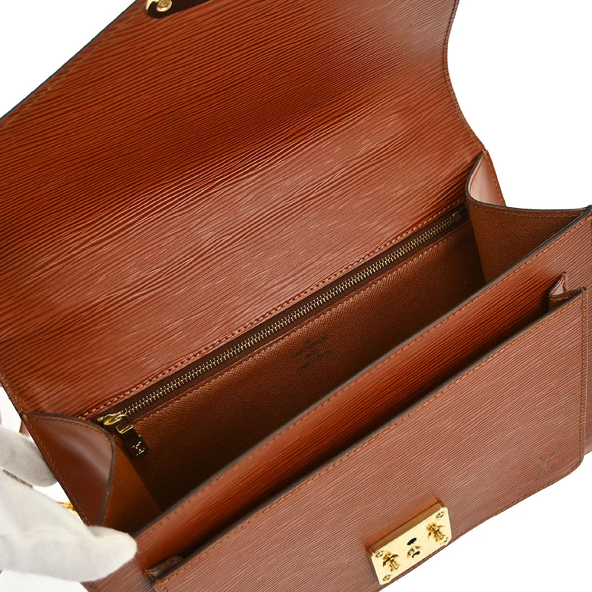 Louis Vuitton Brown Epi Monceau 28 2way Shoulder Handbag M52123 - Image 14