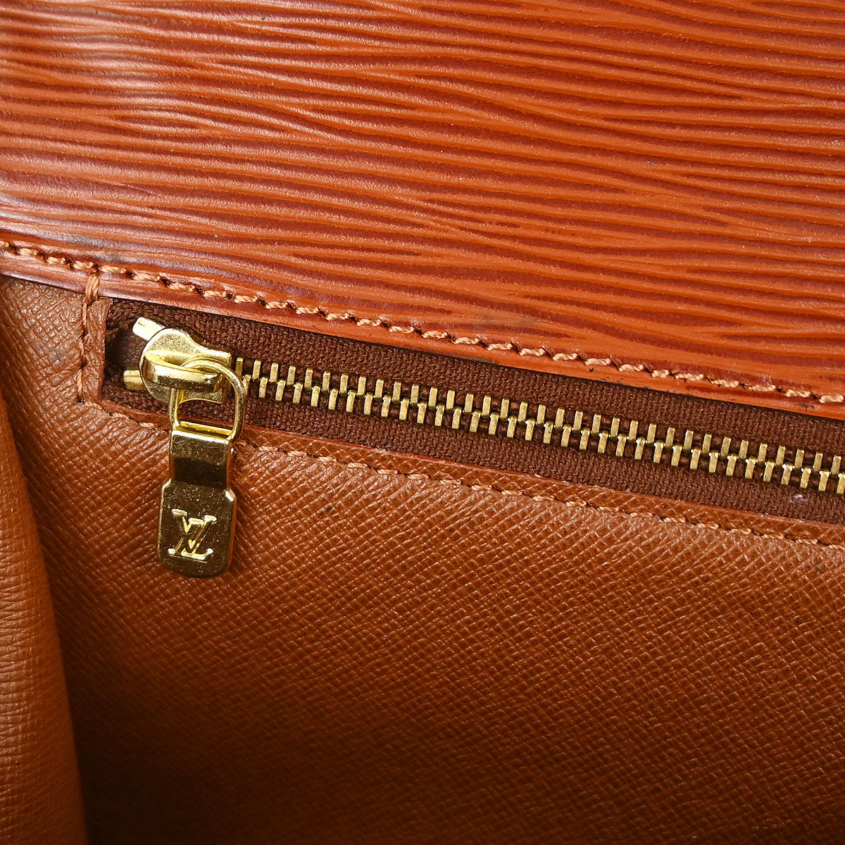 Louis Vuitton Brown Epi Monceau 28 2way Shoulder Handbag M52123 - Image 15