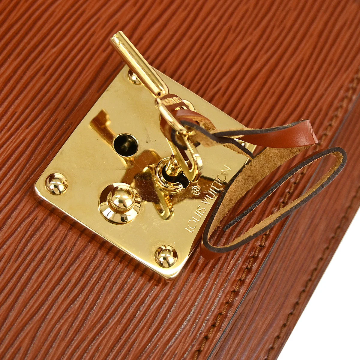 Louis Vuitton Brown Epi Monceau 28 2way Shoulder Handbag M52123 - Image 19