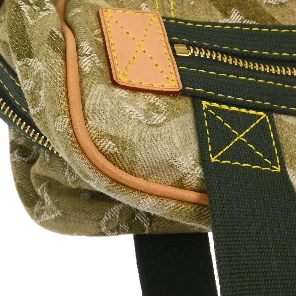 Louis Vuitton Green Monogramouflage Denim Jasmine Handbag M95772 - Image 10