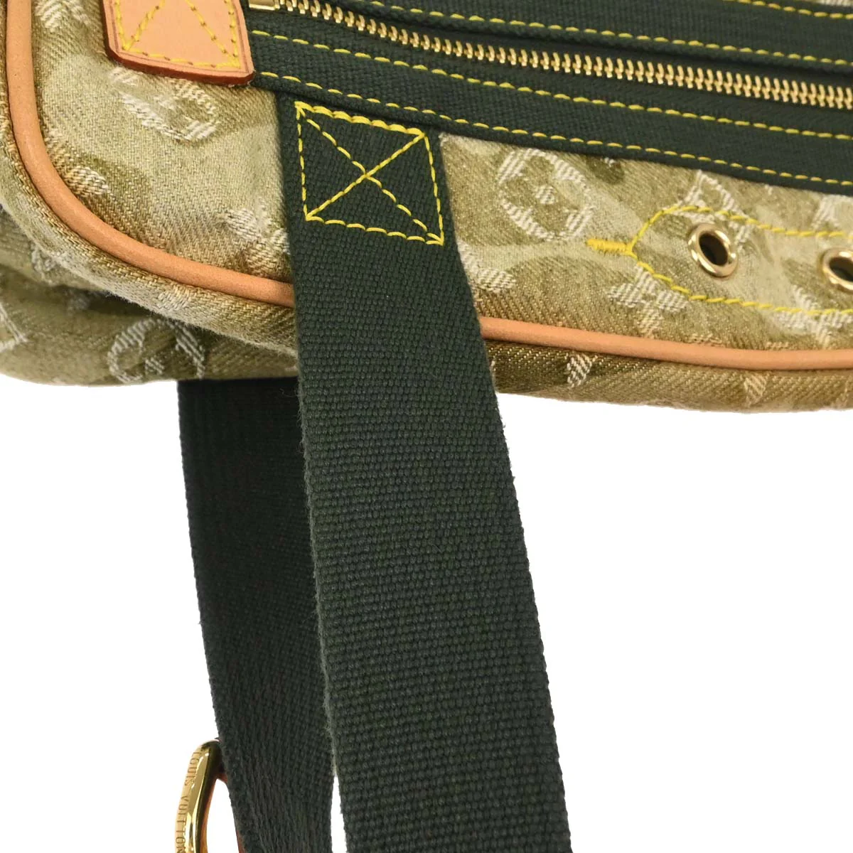 Louis Vuitton Green Monogramouflage Denim Jasmine Handbag M95772 - Image 11