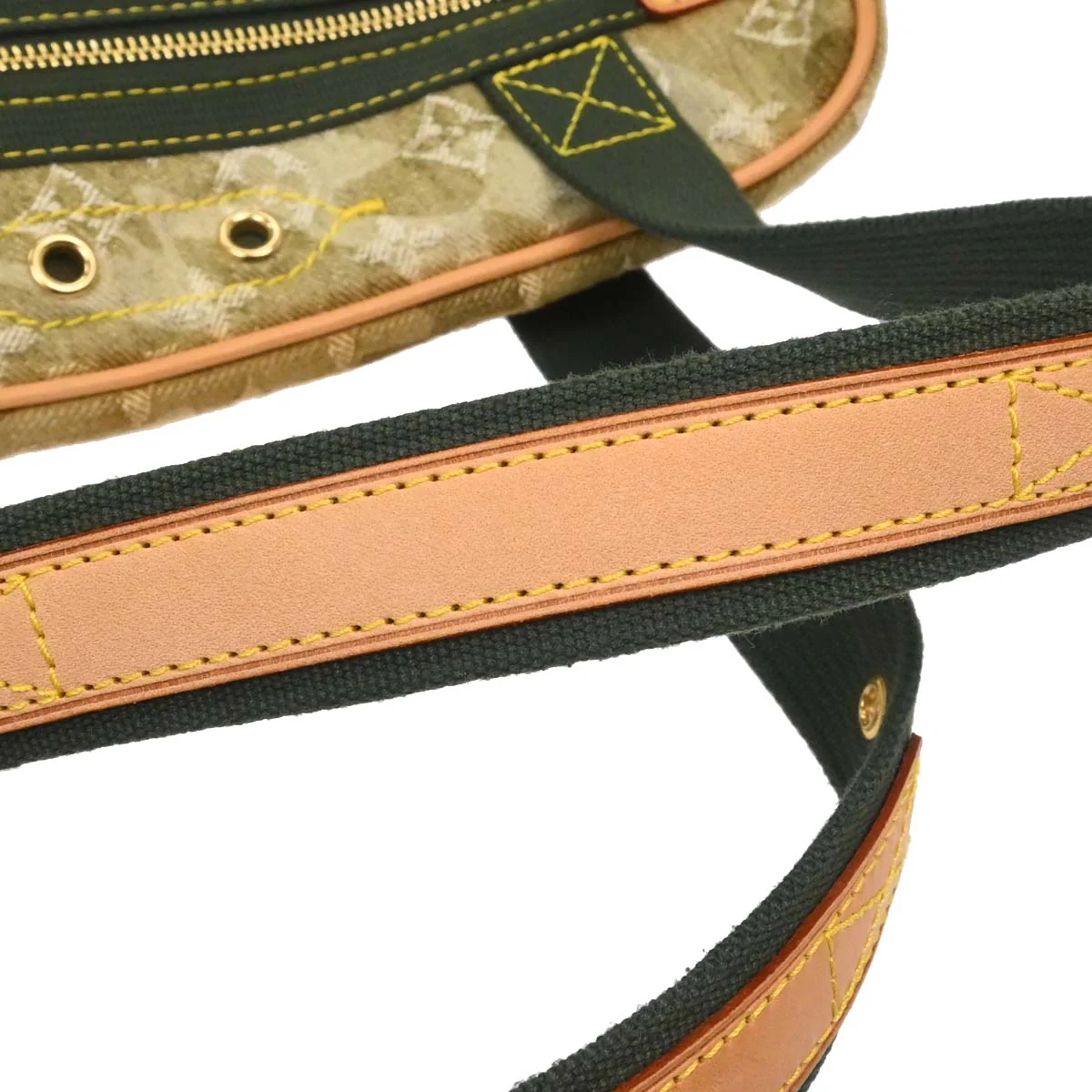 Louis Vuitton Green Monogramouflage Denim Jasmine Handbag M95772 - Image 12