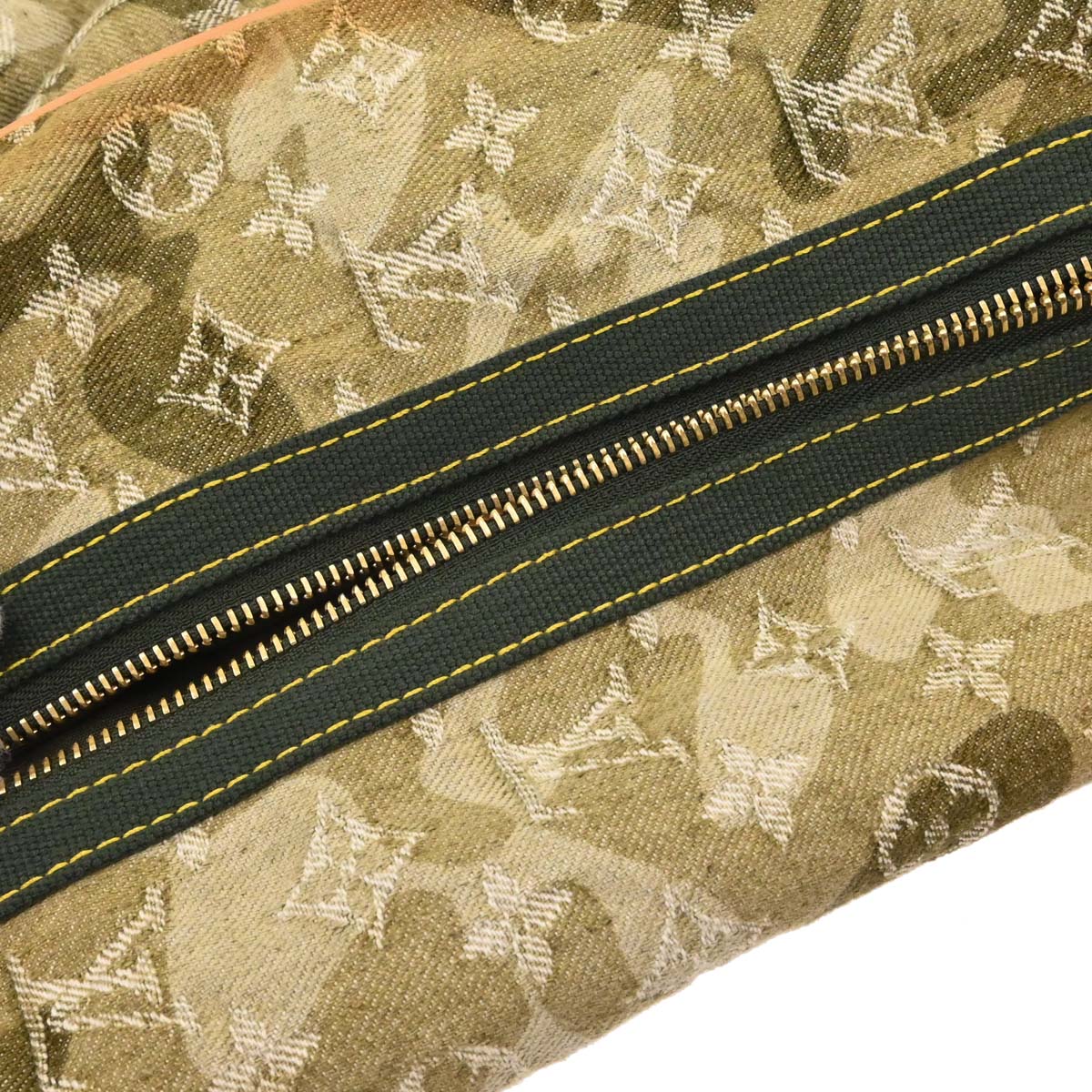Louis Vuitton Green Monogramouflage Denim Jasmine Handbag M95772 - Image 14