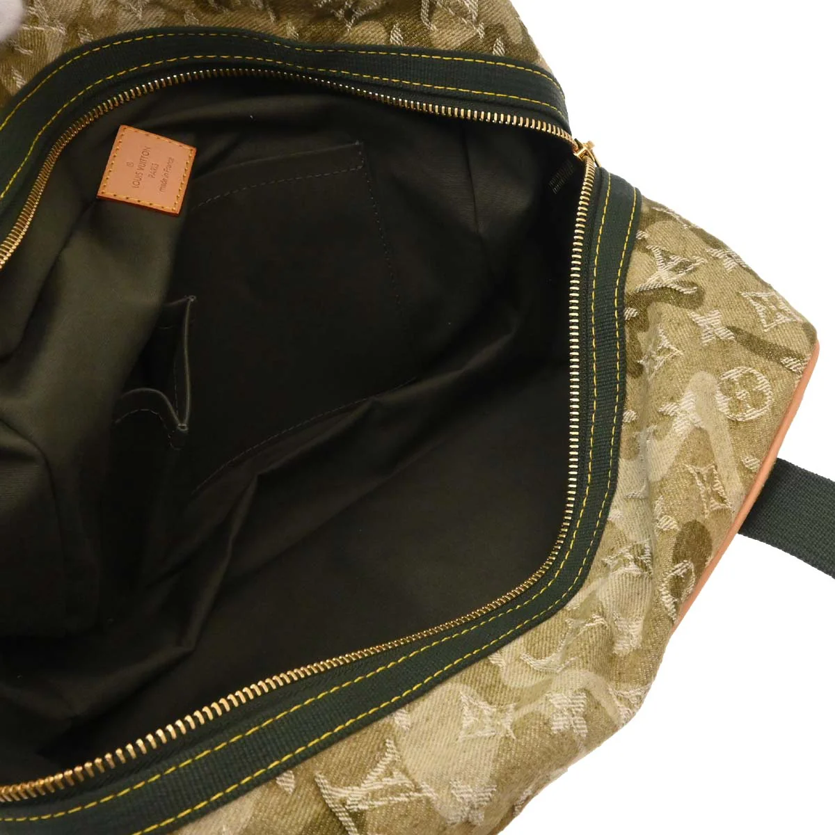 Louis Vuitton Green Monogramouflage Denim Jasmine Handbag M95772 - Image 17