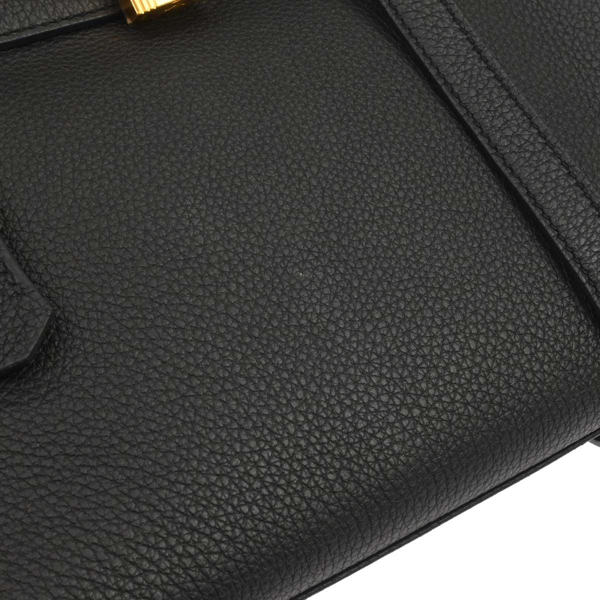 Hermes Black Togo Kelly 28 Retourne 2way Shoulder Handbag - Image 3