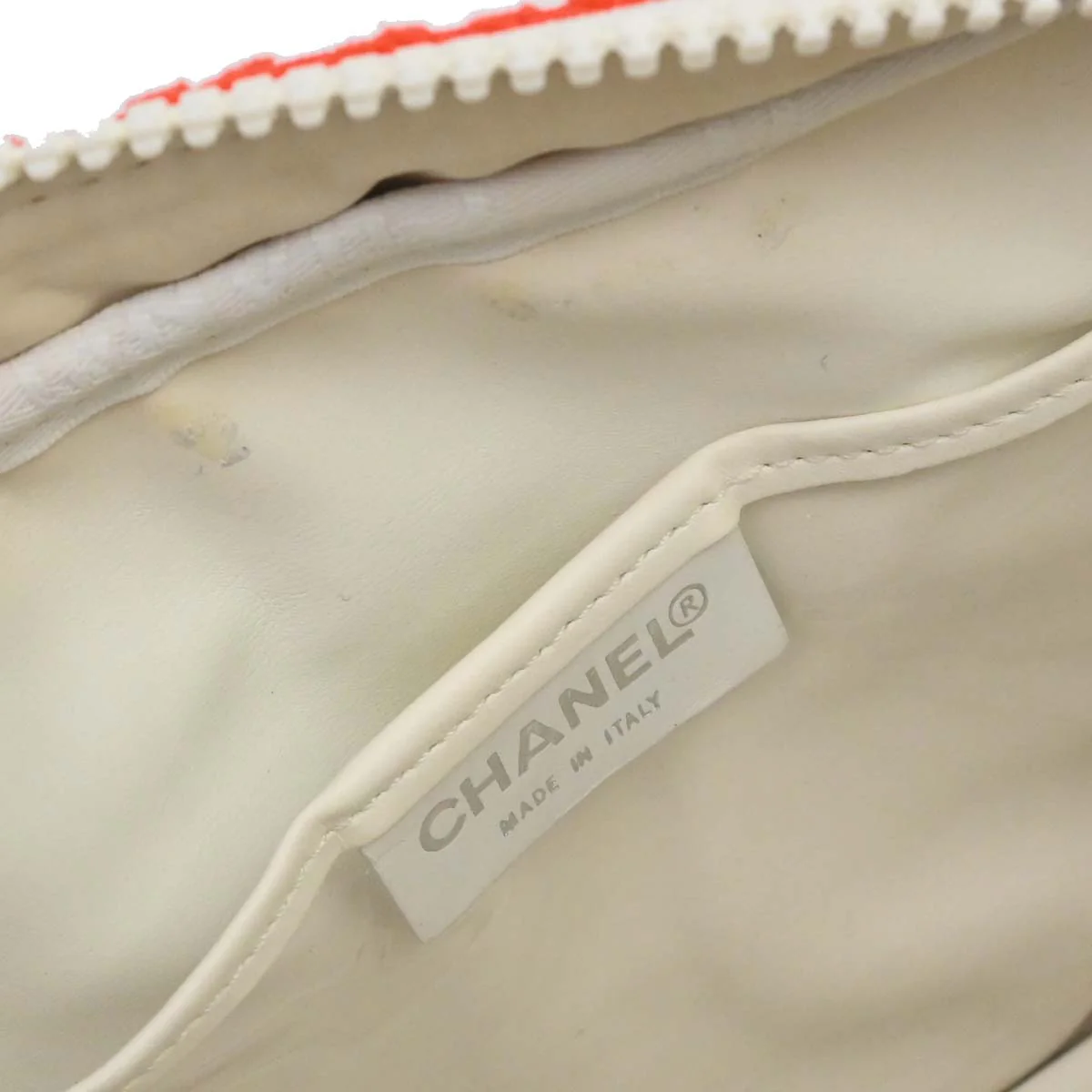 Chanel Orange Cotton Sport Line Handbag - Image 18