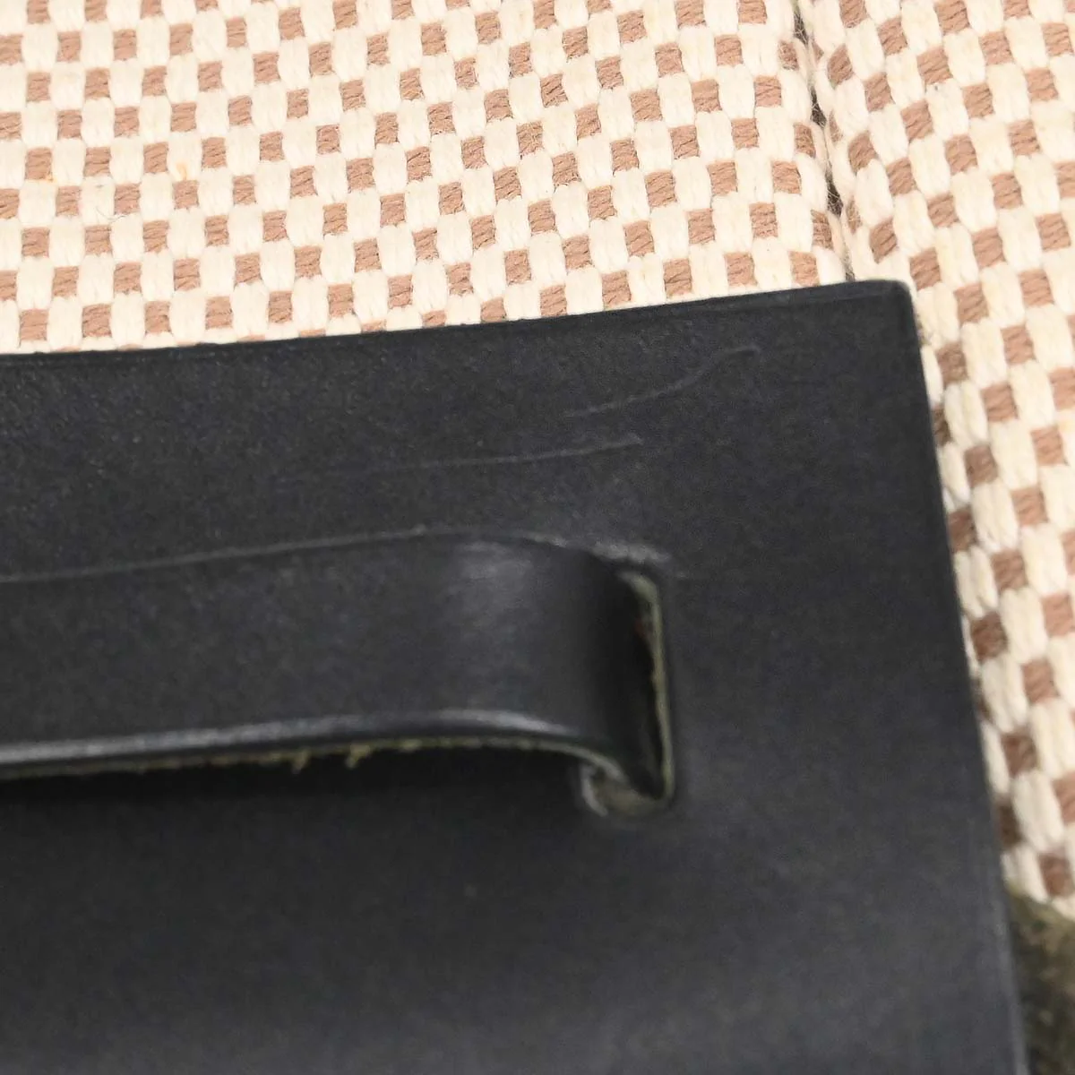 Hermes Black Natural Toile Officier GM Herbag TPM 2 in 1 Shoulder Bag - Image 14